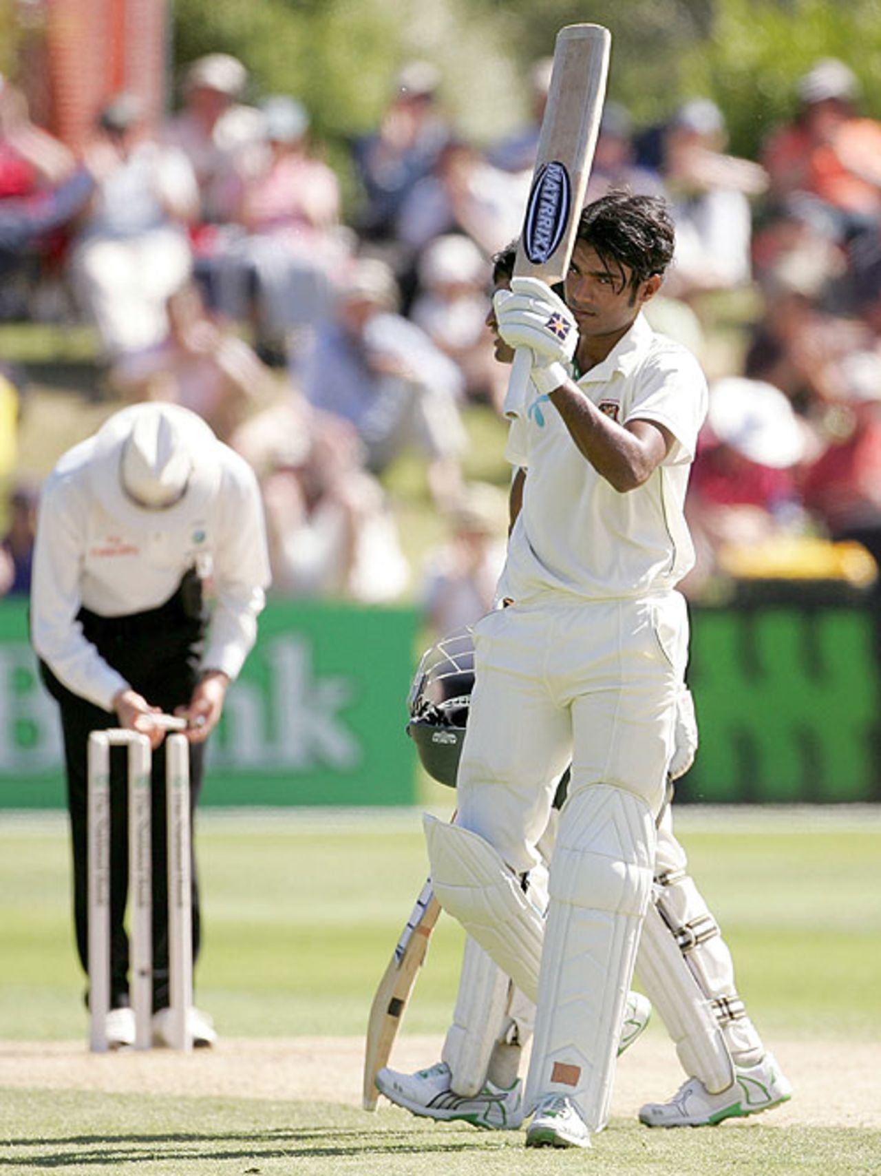 Junaid Siddique scored a Test fifty on debut, New Zealand v Bangladesh, 1st Test, Dunedin, 2nd day, January 5, 2008