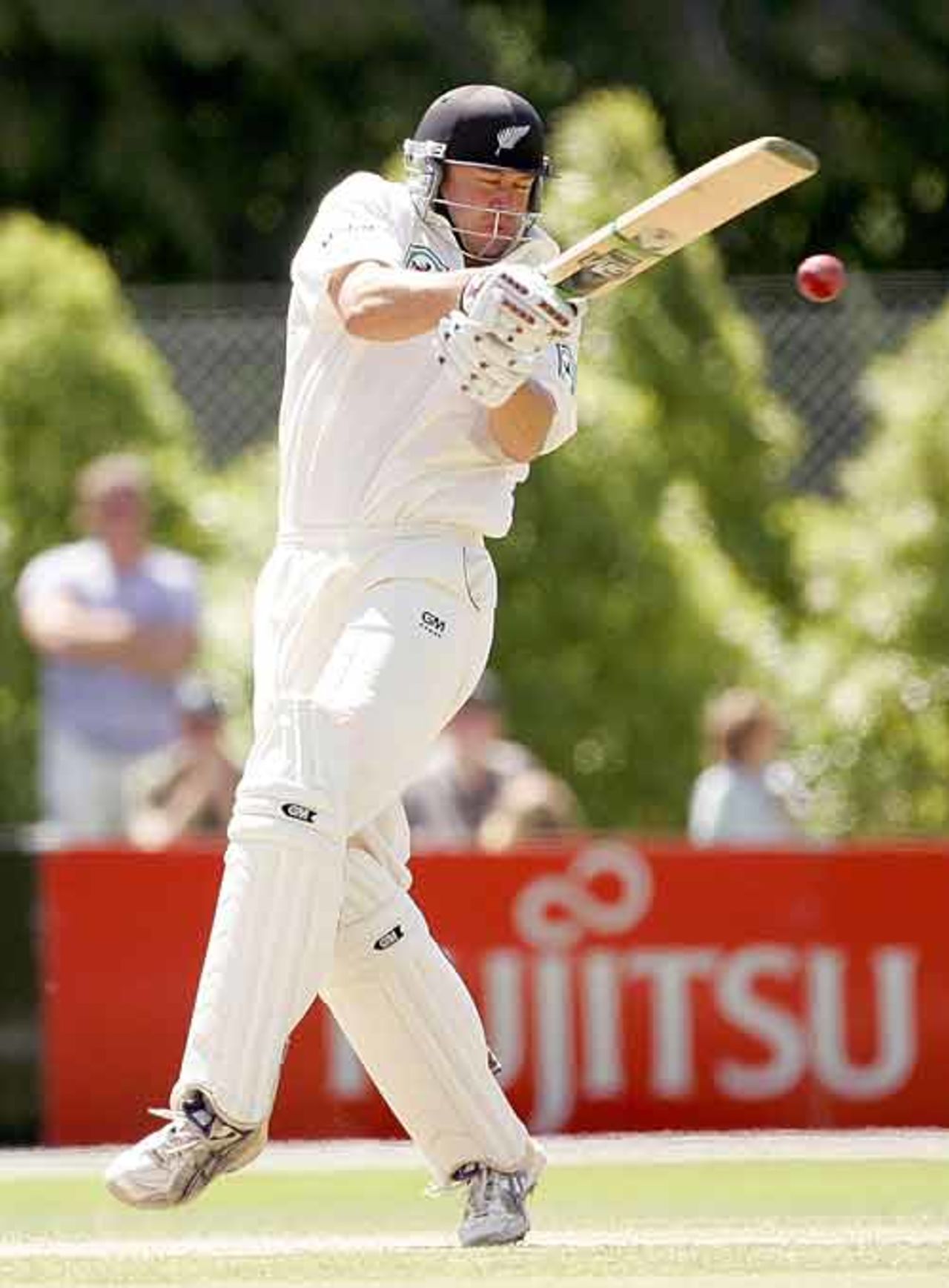 Peter Fulton pulls six to seal victory, New Zealand v Bangladesh, 1st Test, Dunedin, 3rd day, January 6, 2008