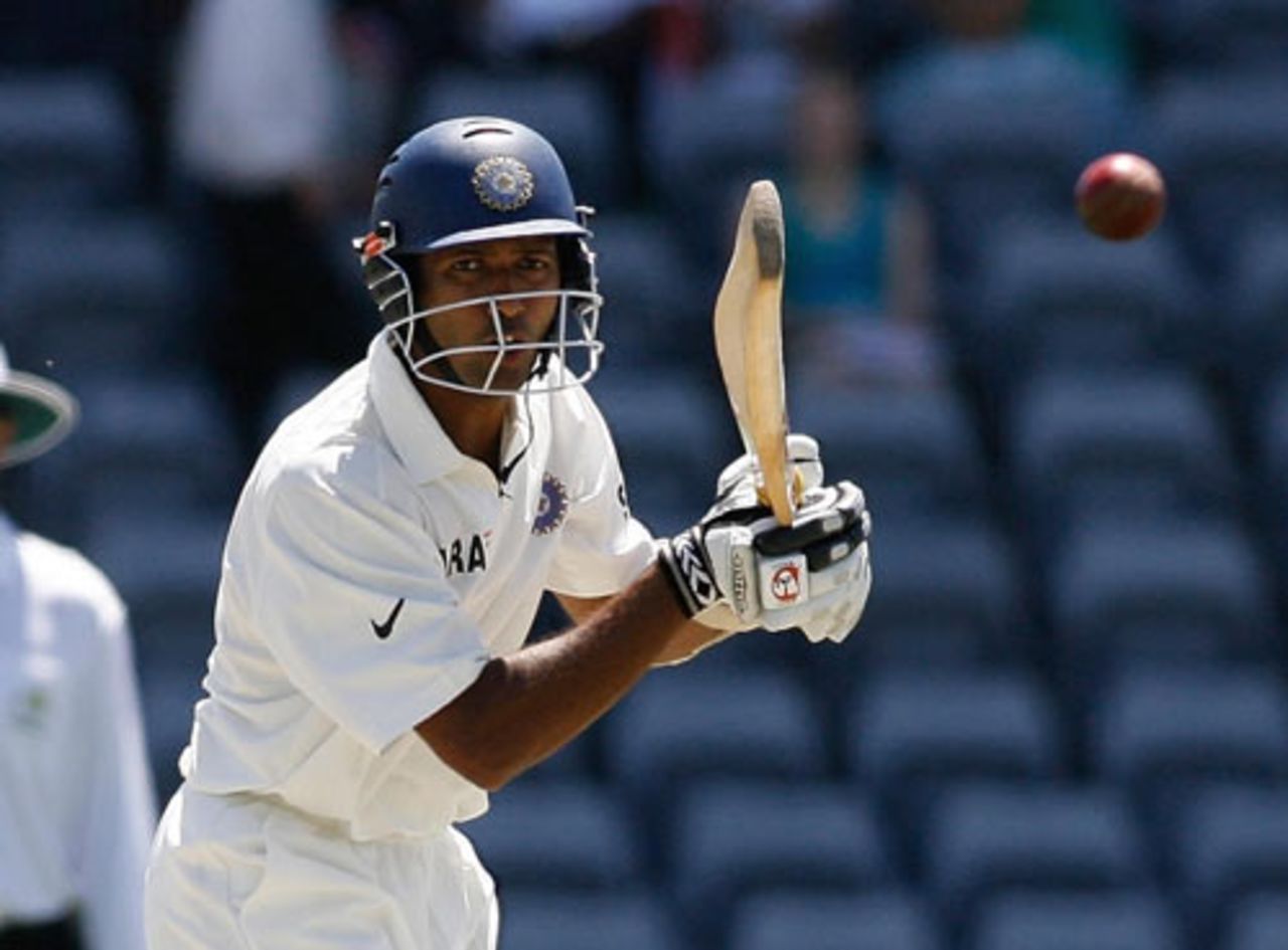 Wasim Jaffer struck form by scoring 92, ACT XI v Indians, 1st day, Canberra, January 10, 2008