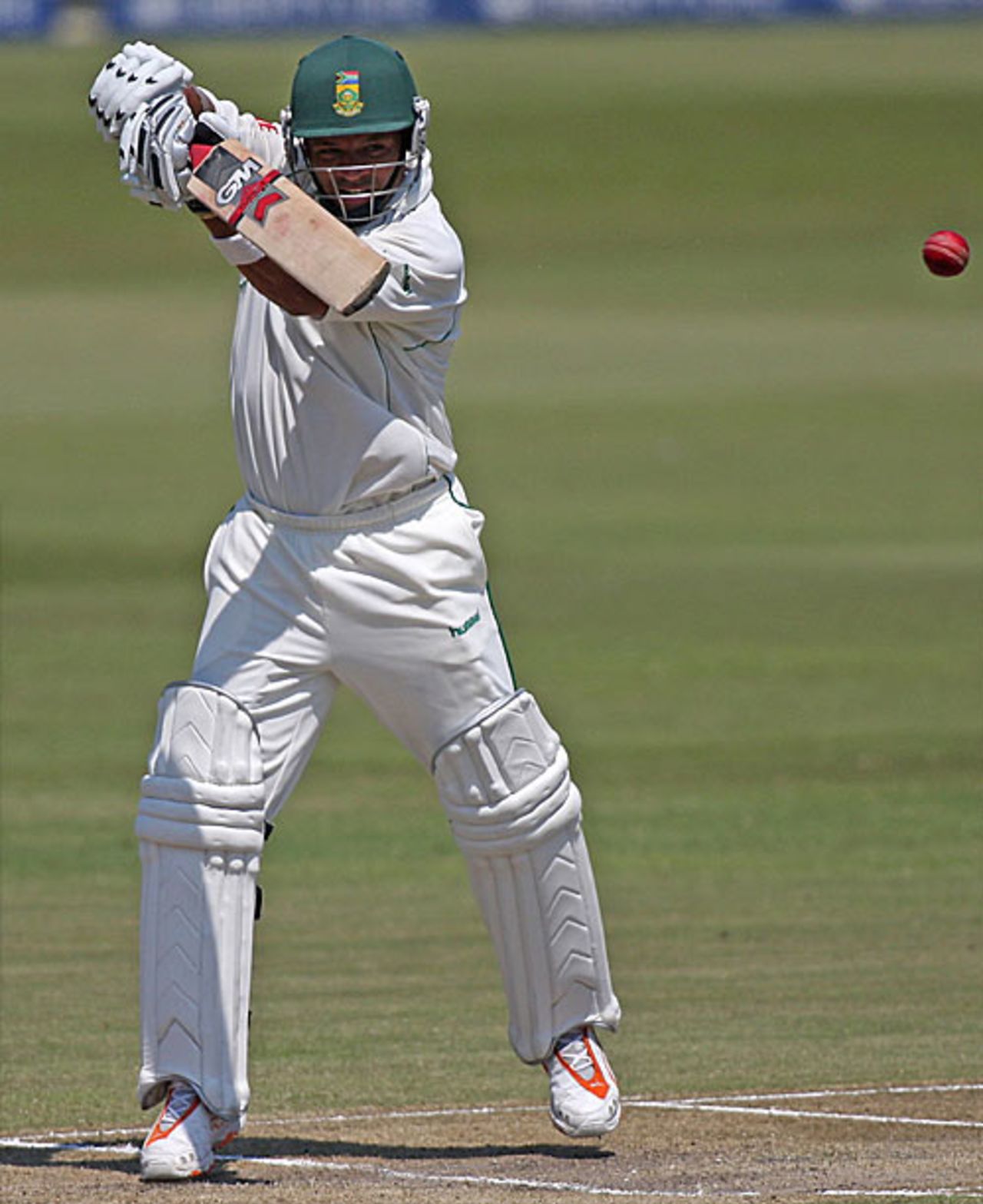 Ashwell Prince stands tall to cut, South Africa v West Indies, 3rd Test, Durban, January 11, 2008