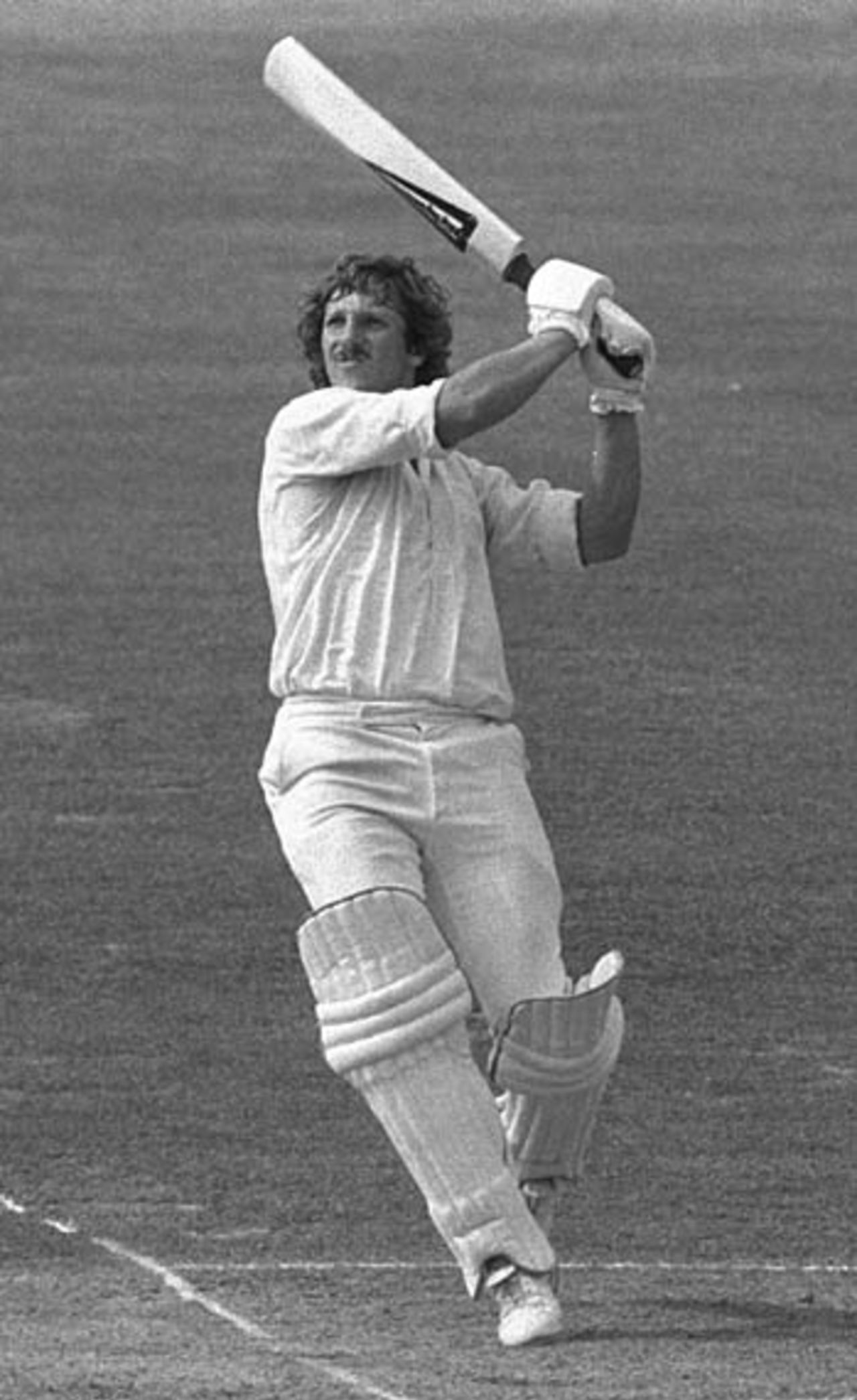 Ian Botham batting against India, 2nd Test, Lord's, August 1979