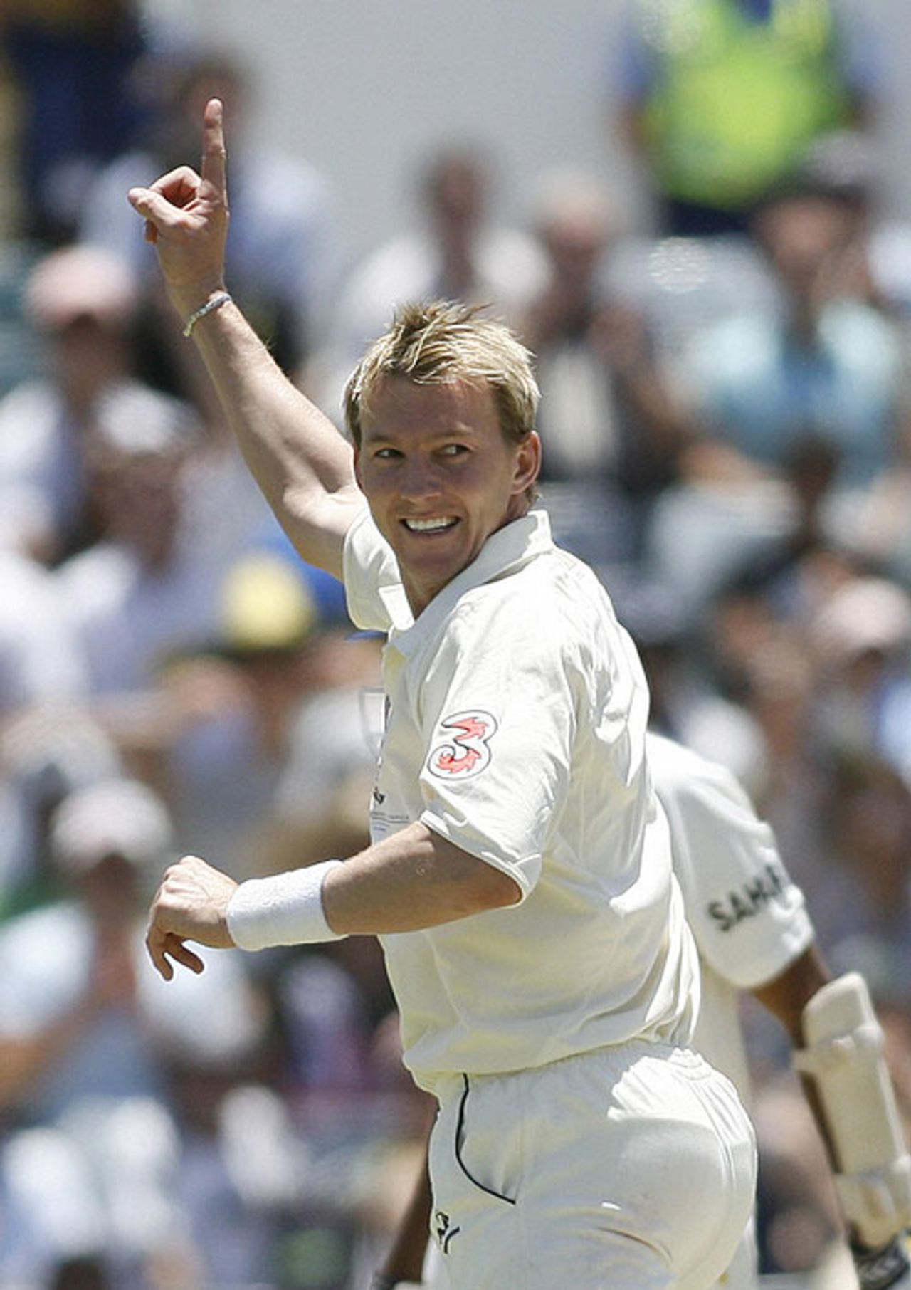 Brett Lee picked up Wasim Jaffer's wicket, Australia v India, 3rd Test, Perth, 1st day, January 16, 2008
