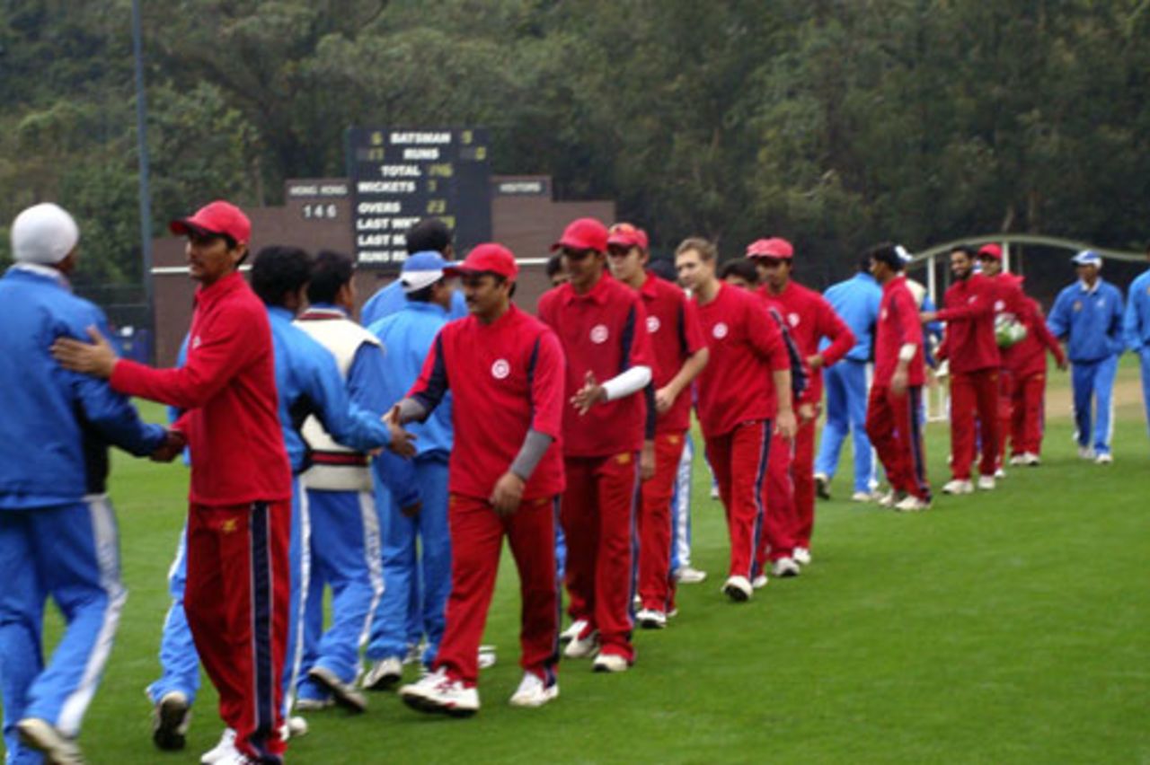 Hong Kong versus Bangladesh National Cricket Academy at Hong Kong Cricket Club, 26.01.2008