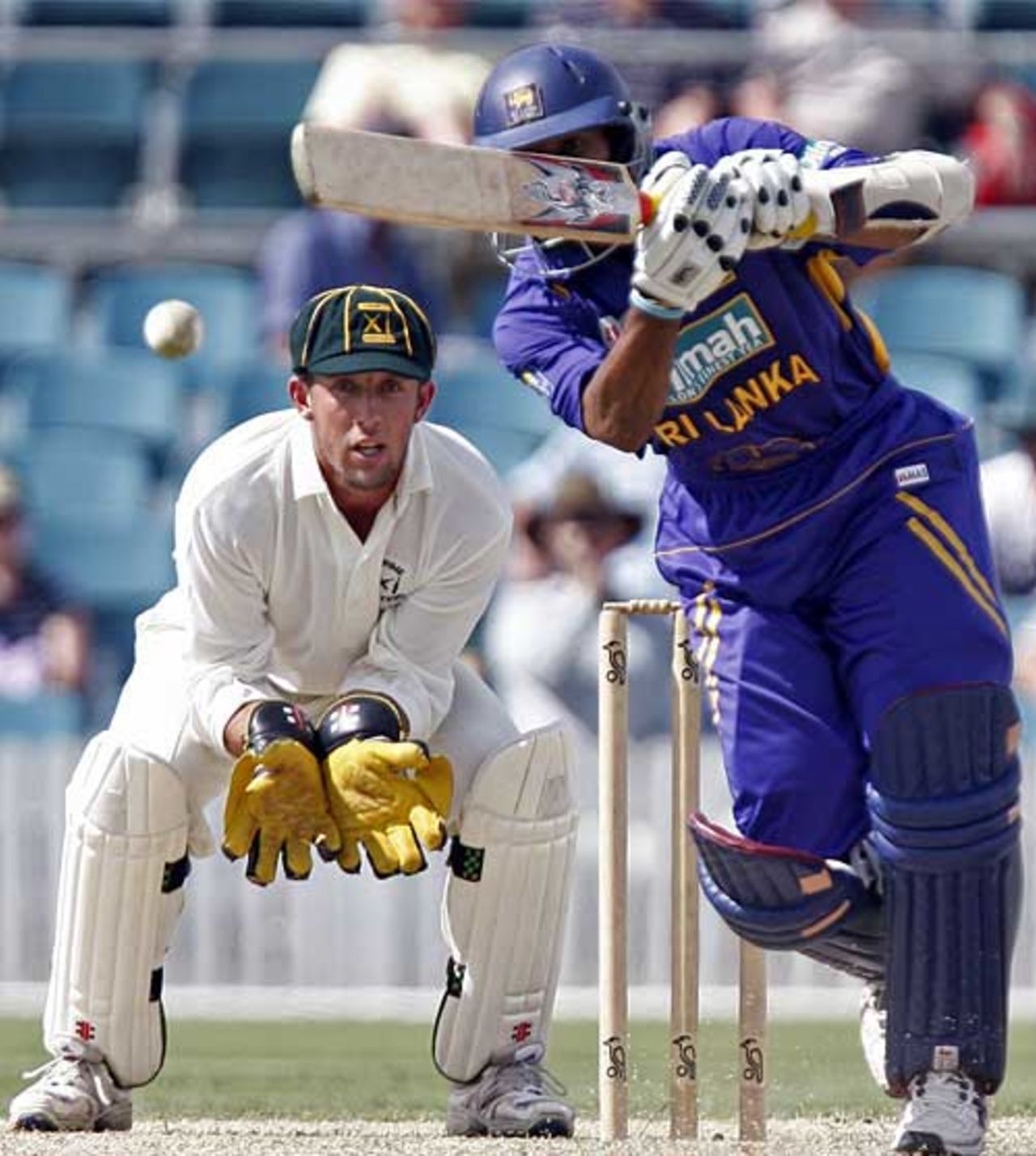 Tillakaratne Dilshan guided the Sri Lankans to victory, Prime Minister's XI v Sri Lankans, Tour match, Canberra, January 30, 2008