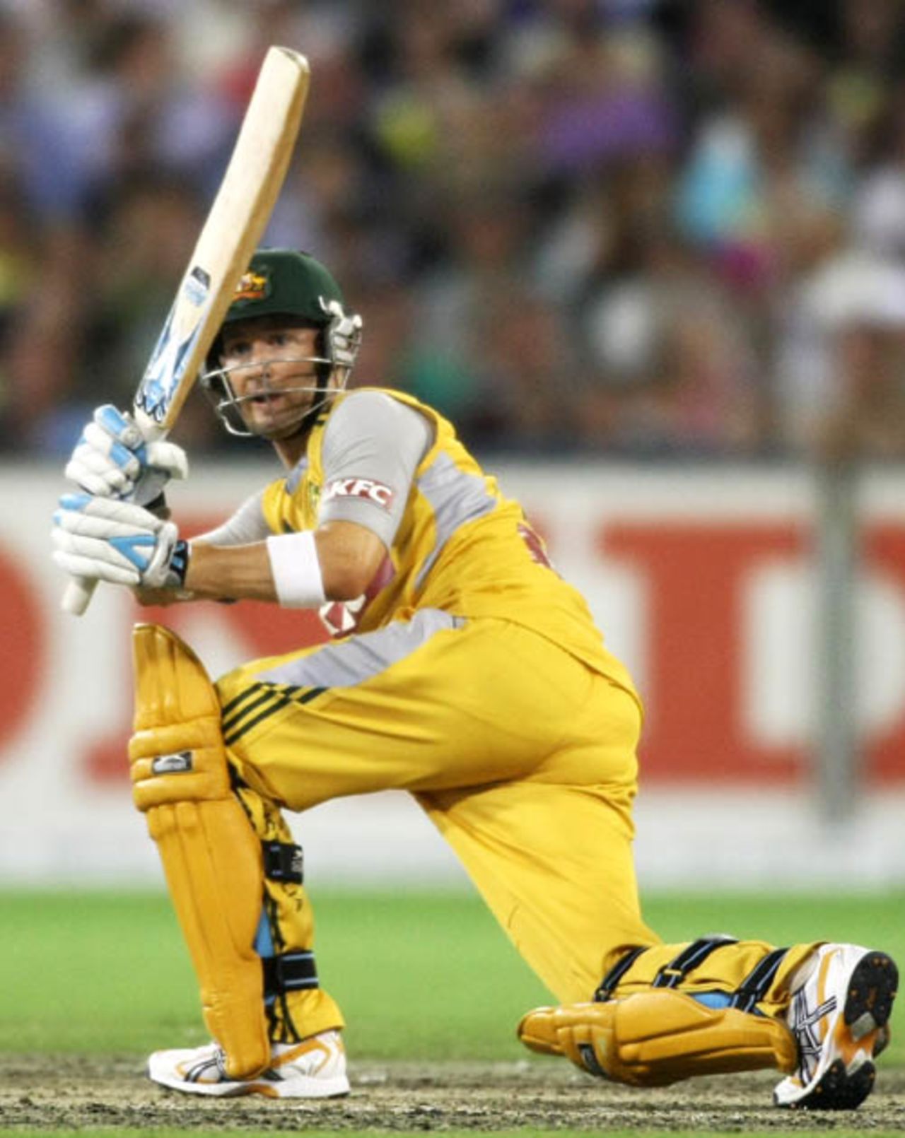 Michael Clarke guided Australia home in an easy chase, Australia v India, Twenty20 international, Melbourne, February 1, 2008