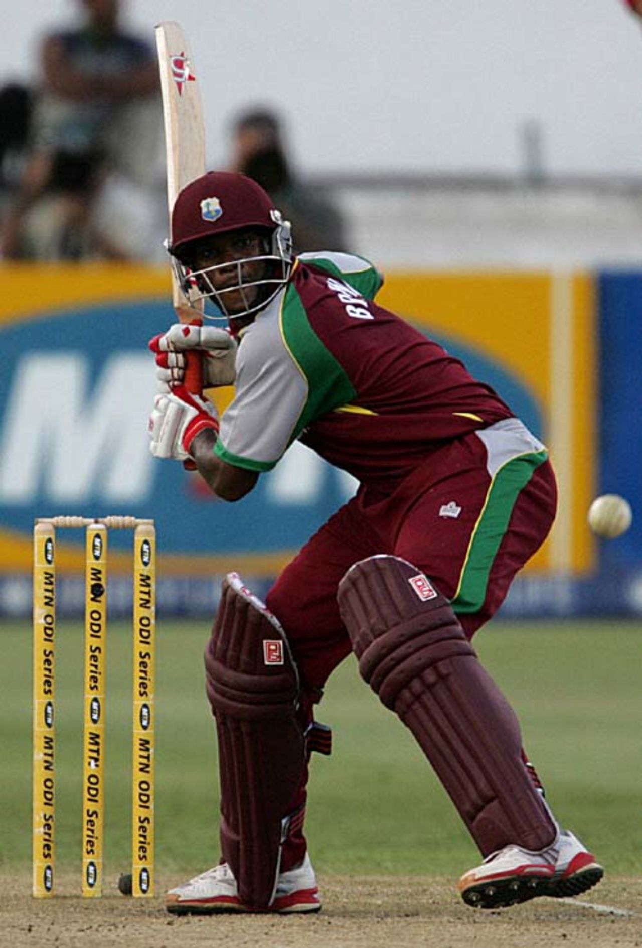 Patrick Browne made a brisk 34, 4th ODI, Durban, February 1, 2008