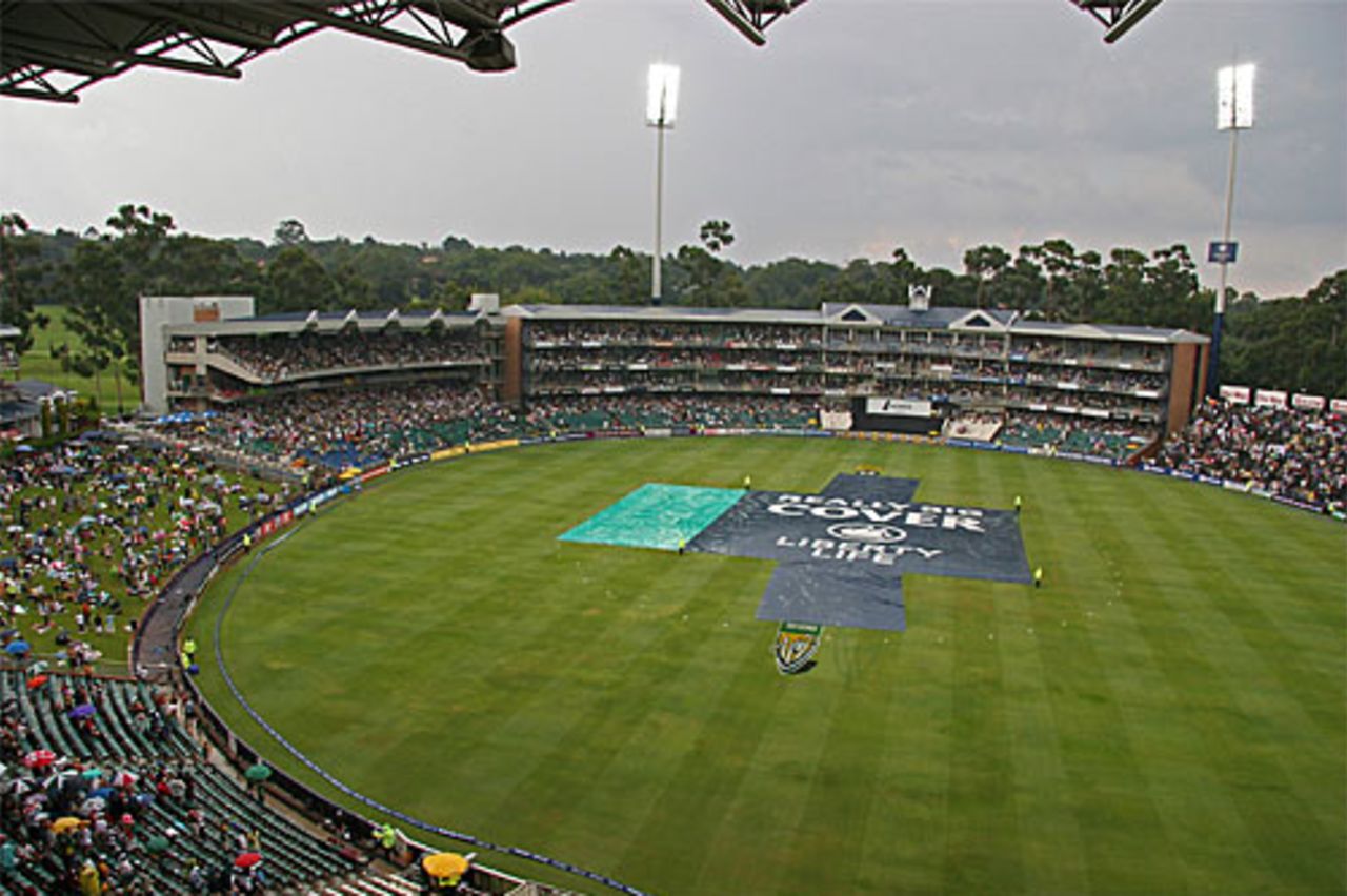 A wide-angle view of The Wanderers, South Africa v West Indies, 5th ODI, Johannesburg, February 3, 2008