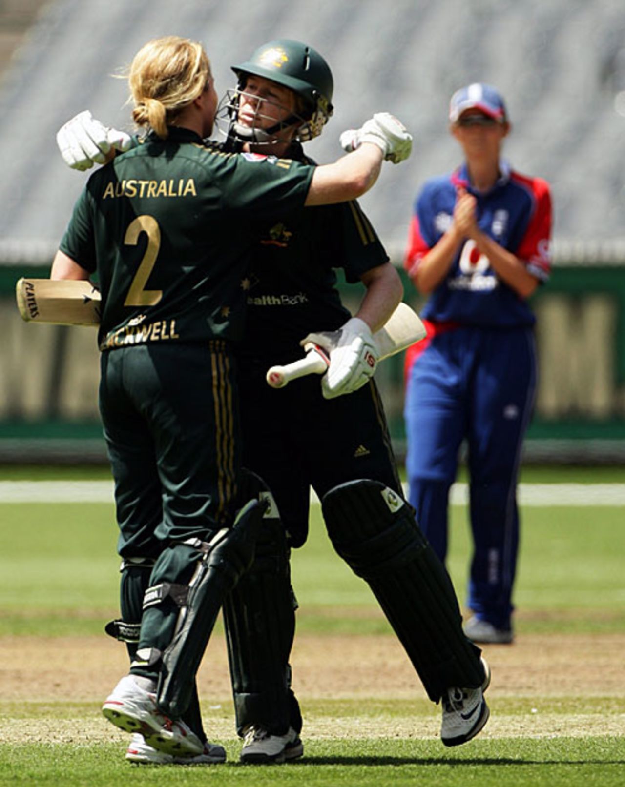 Alex and Kate Blackwell added 111 together, Australia women v England women, 2nd ODI, Melbourne, February 4, 2008