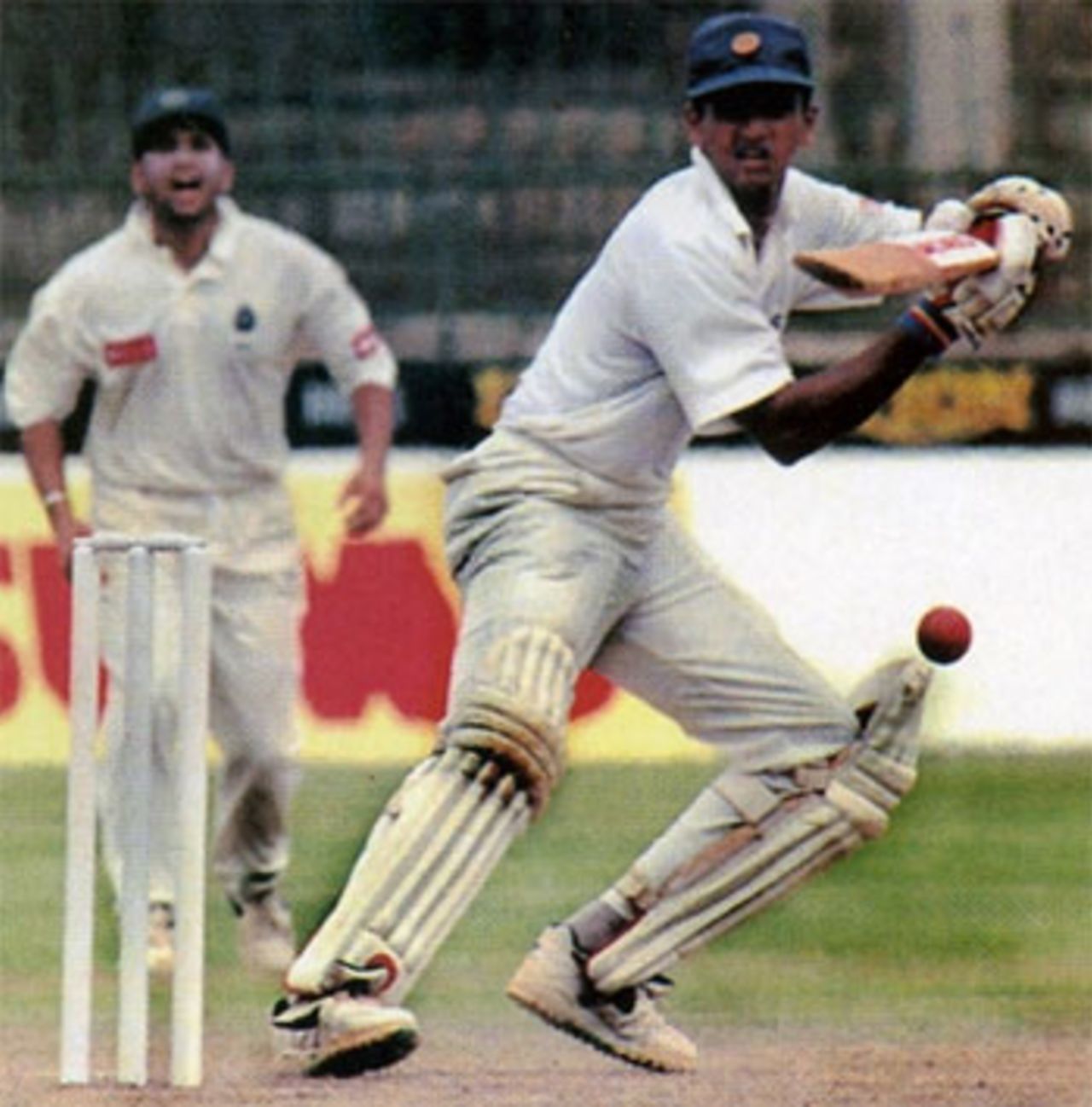 Roshan Mahanama on his way to 225, Sri Lanka v India, 1st Test, August 5, 1997