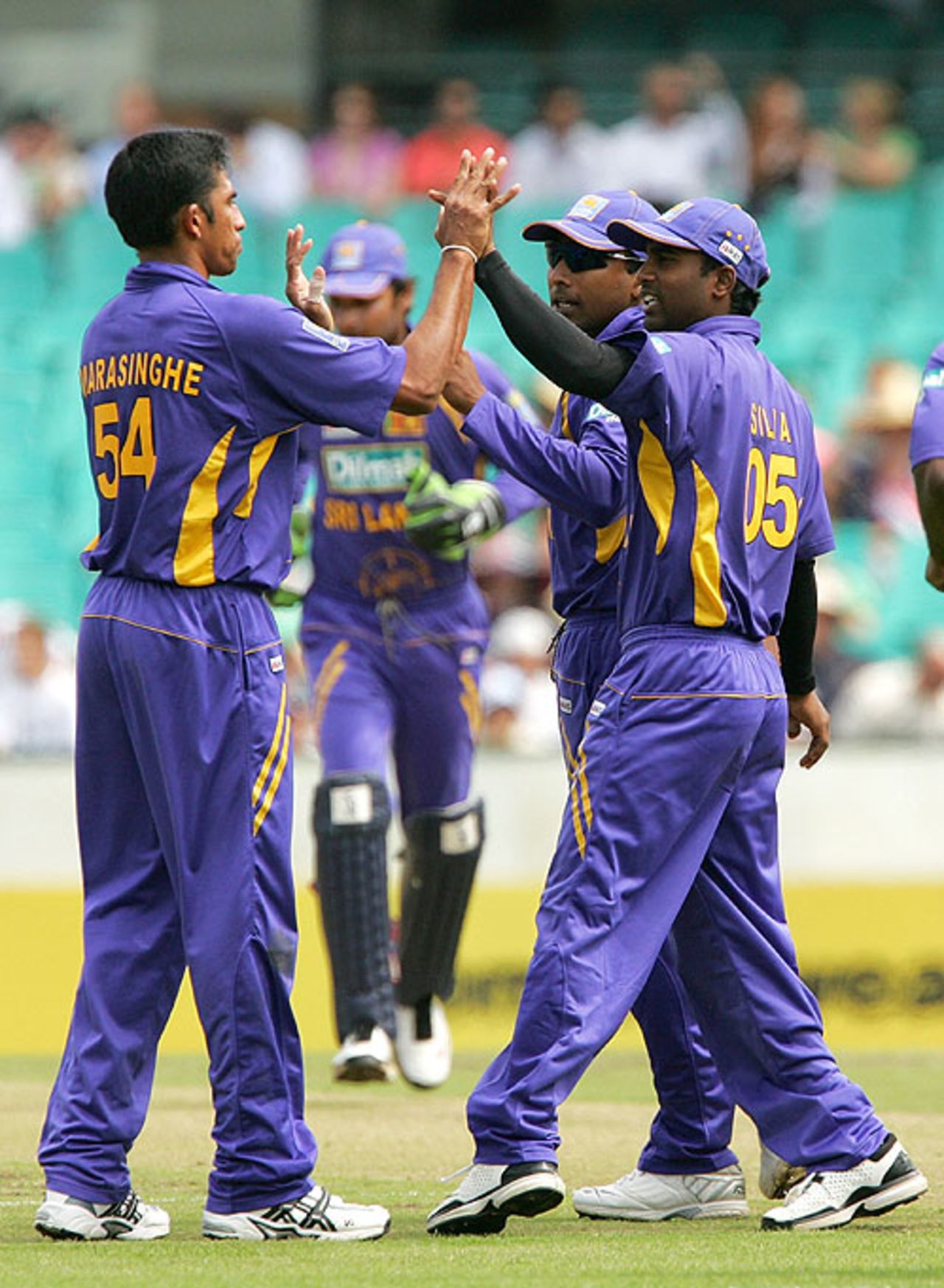 Ishara Amerasinghe gave Sri Lanka the breakthrough, Australia v Sri Lanka, CB Series, 3rd ODI, Sydney, February 8, 2008