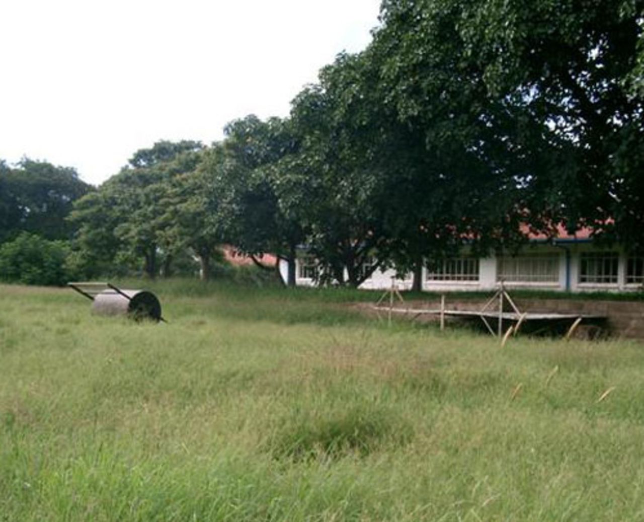 The outfield at Jameson cricket ground in Kadoma in the Mashonaland West province, 140km south-west of Harare on the main road to Bulawayo, Zimbabwe, February 2008