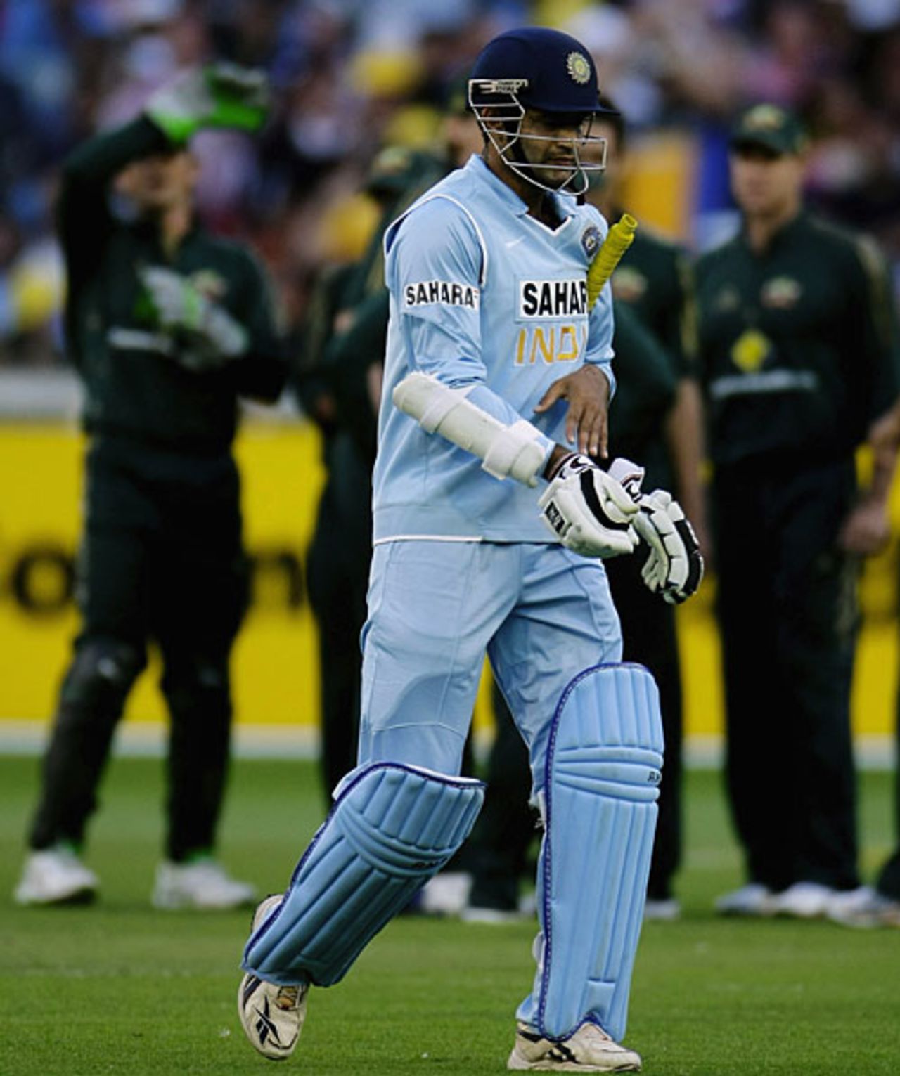 Irfan Pathan scored 18 at No.3, Australia v India, CB Series, 4th ODI, Melbourne, February 10, 2008