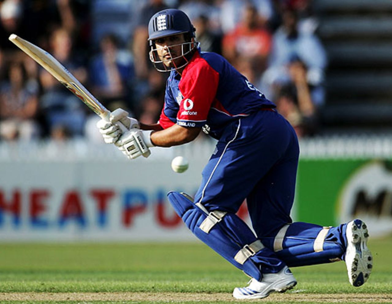 Ravi Bopara flicks through leg during his innings of 23, New Zealand v England, 2nd ODI, Hamilton, February 12, 2008