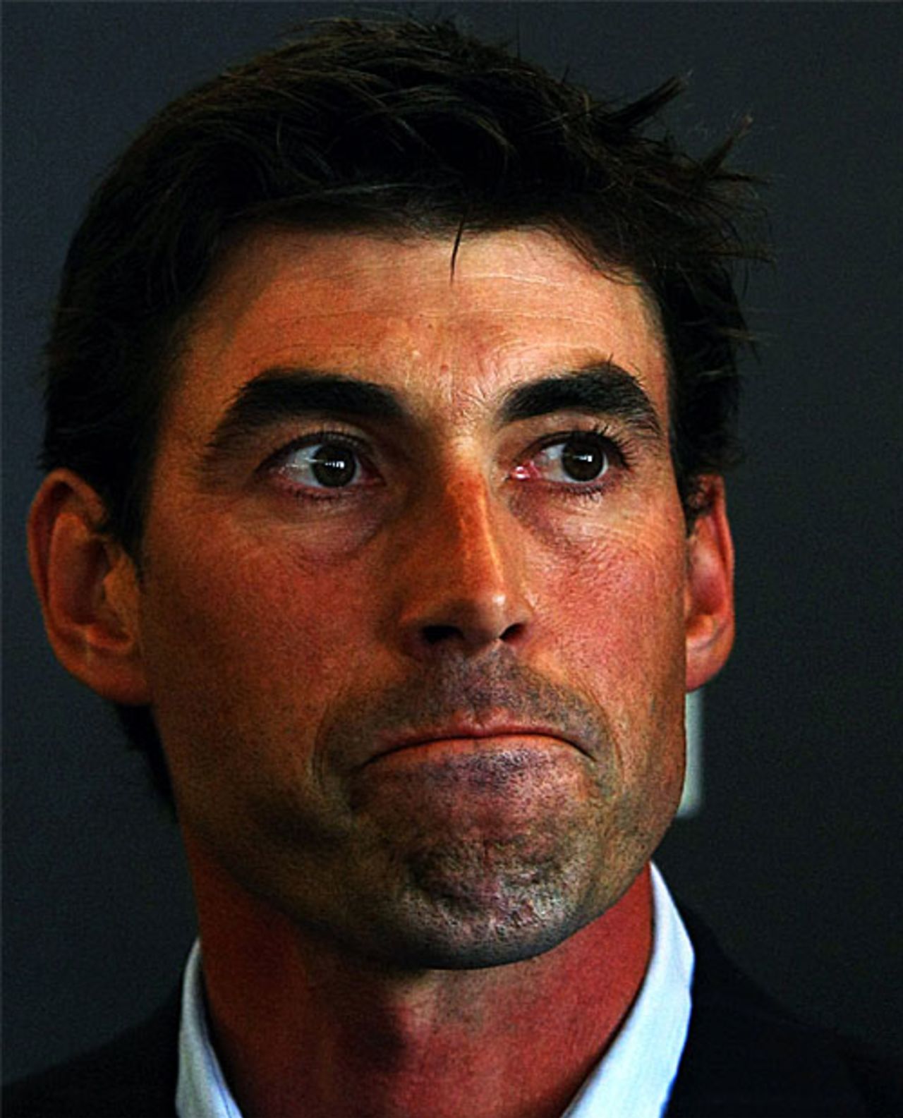 An emotional Stephen Fleming announces his retirement, Auckland, February 14, 2008