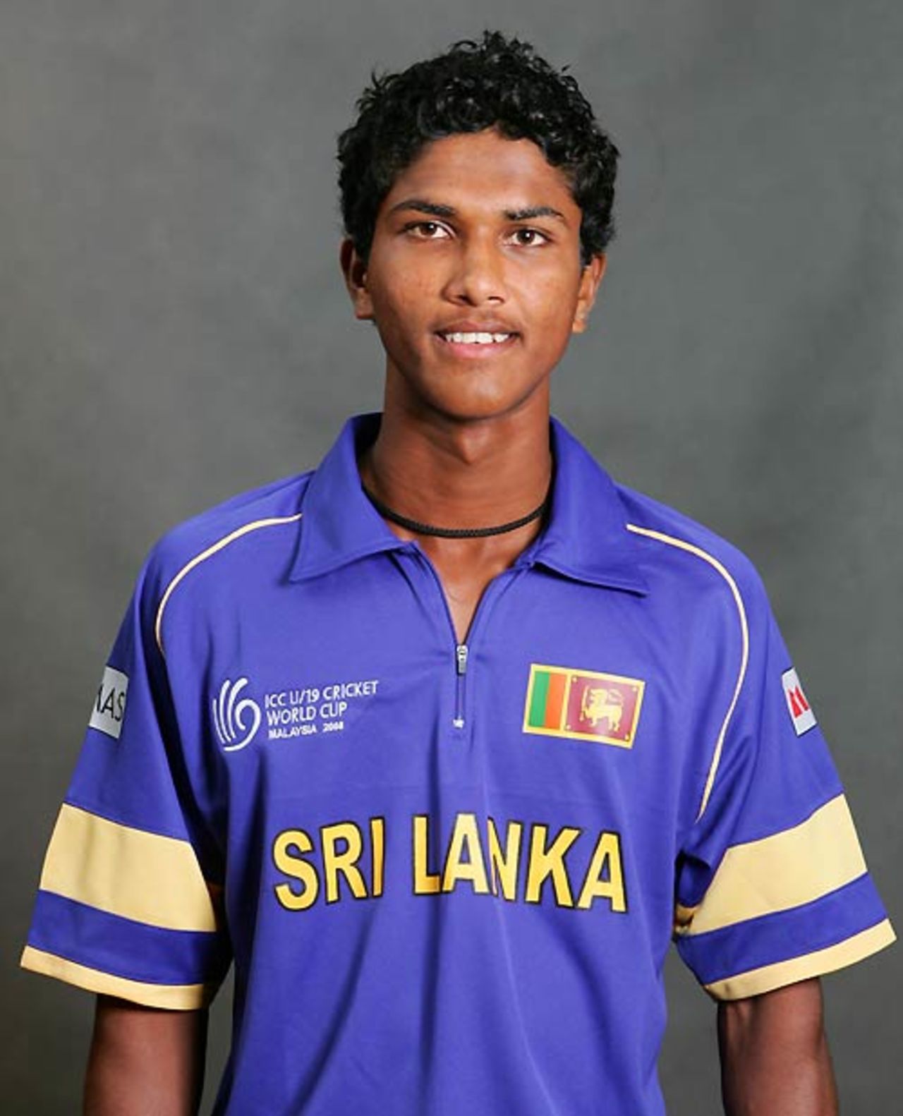 Dinesh Chandimal, player portrait, February 2008