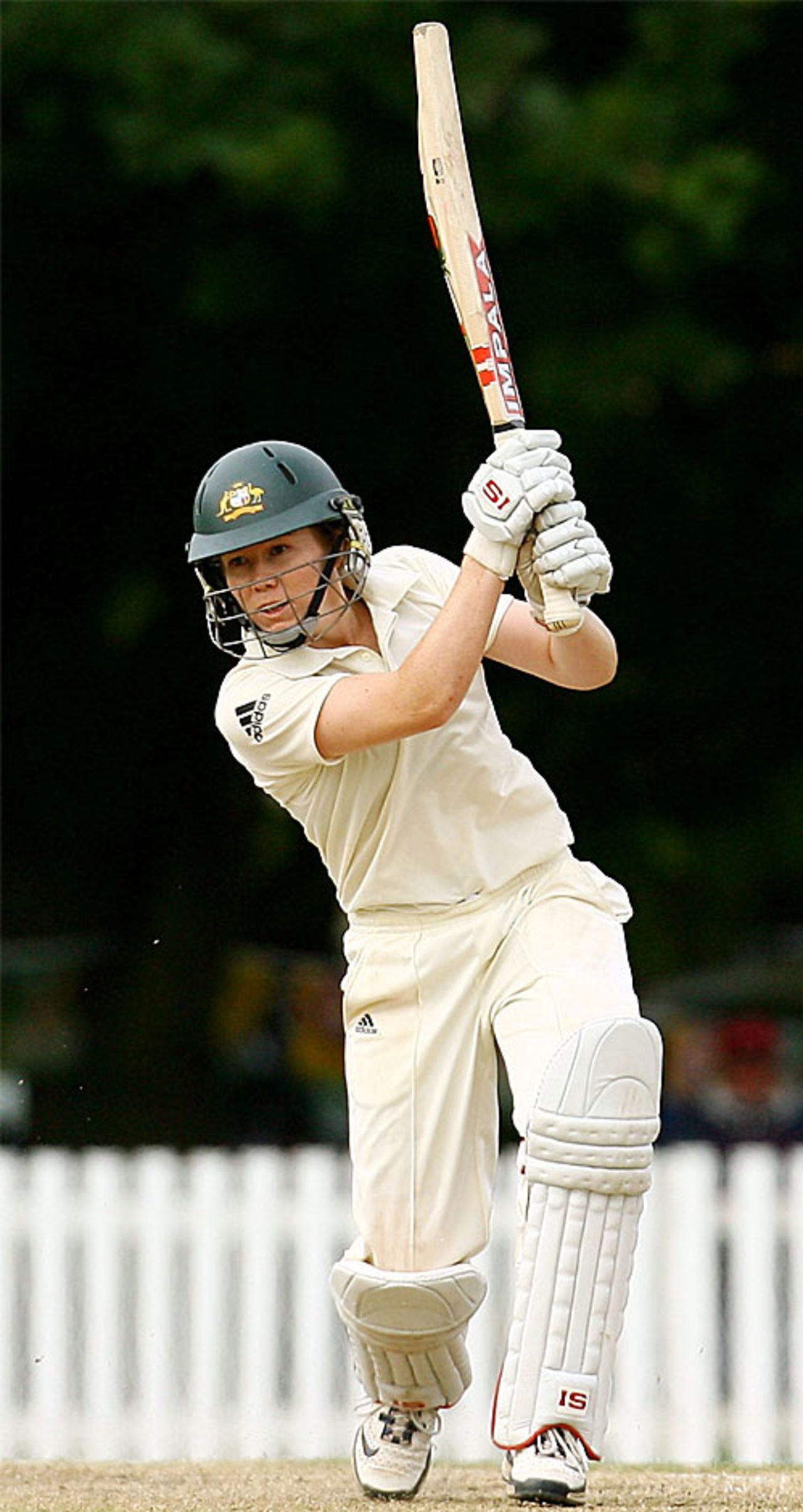 Kate Blackwell contributed some useful runs as Australia enjoyed the third day, Australia v England, only Test, Bowral, 3rd day, February 17, 2008