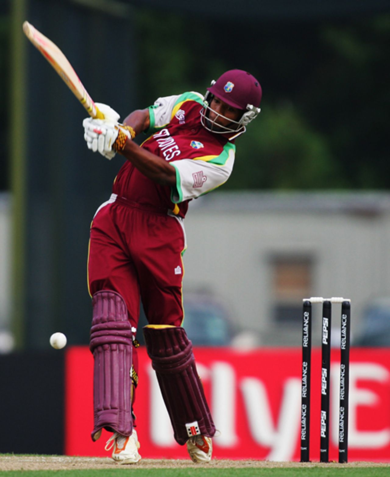 Kieran Powell gave West Indies a breezy start with 53 off 50 balls, South Africa U-19s v West Indies U-19s, Group B, Under-19 World Cup, Kuala Lumpur, February 18, 2008 




