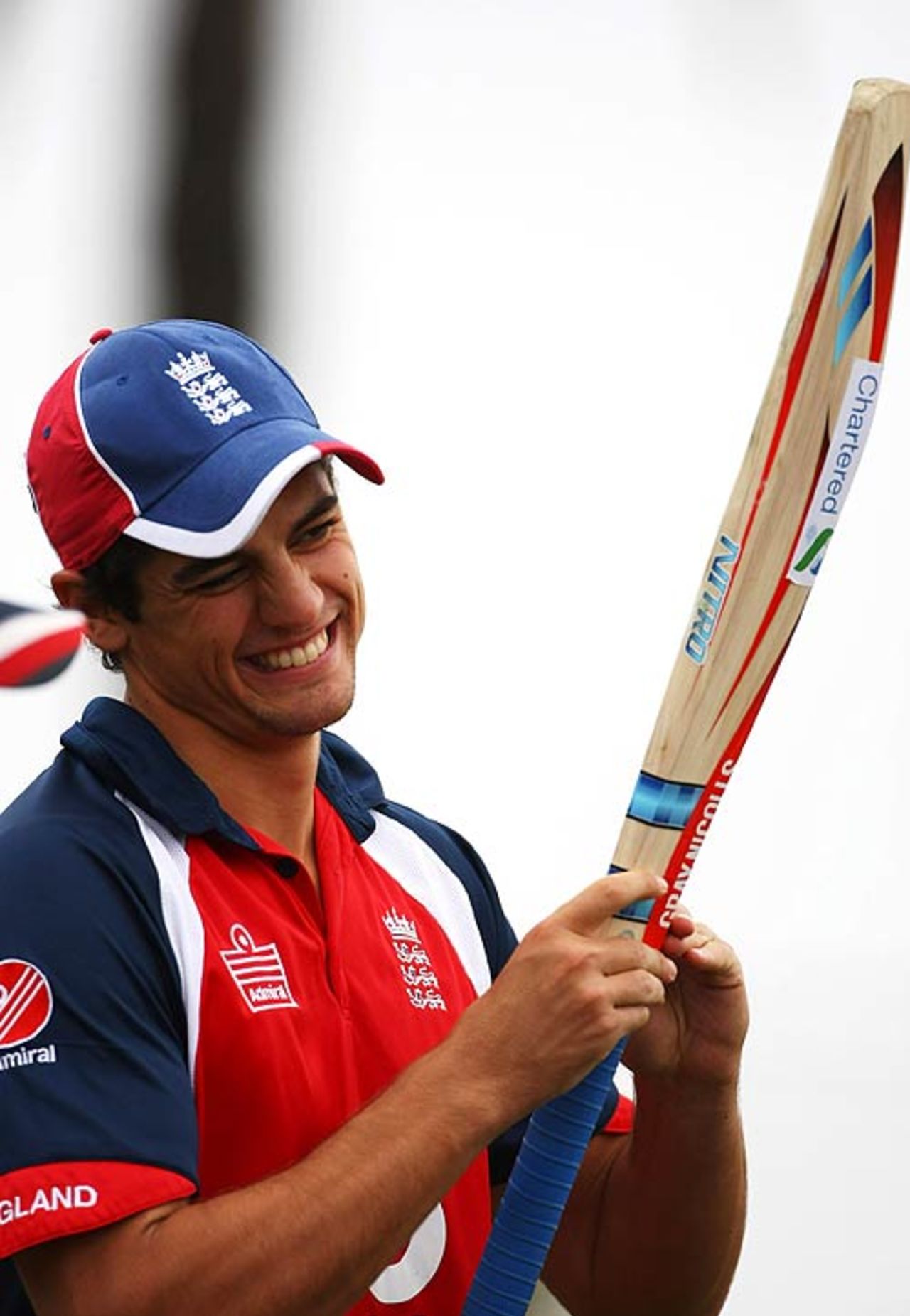 Alastair Cook has a laugh on the eve of the fourth ODI, Napier, February 19, 2008
