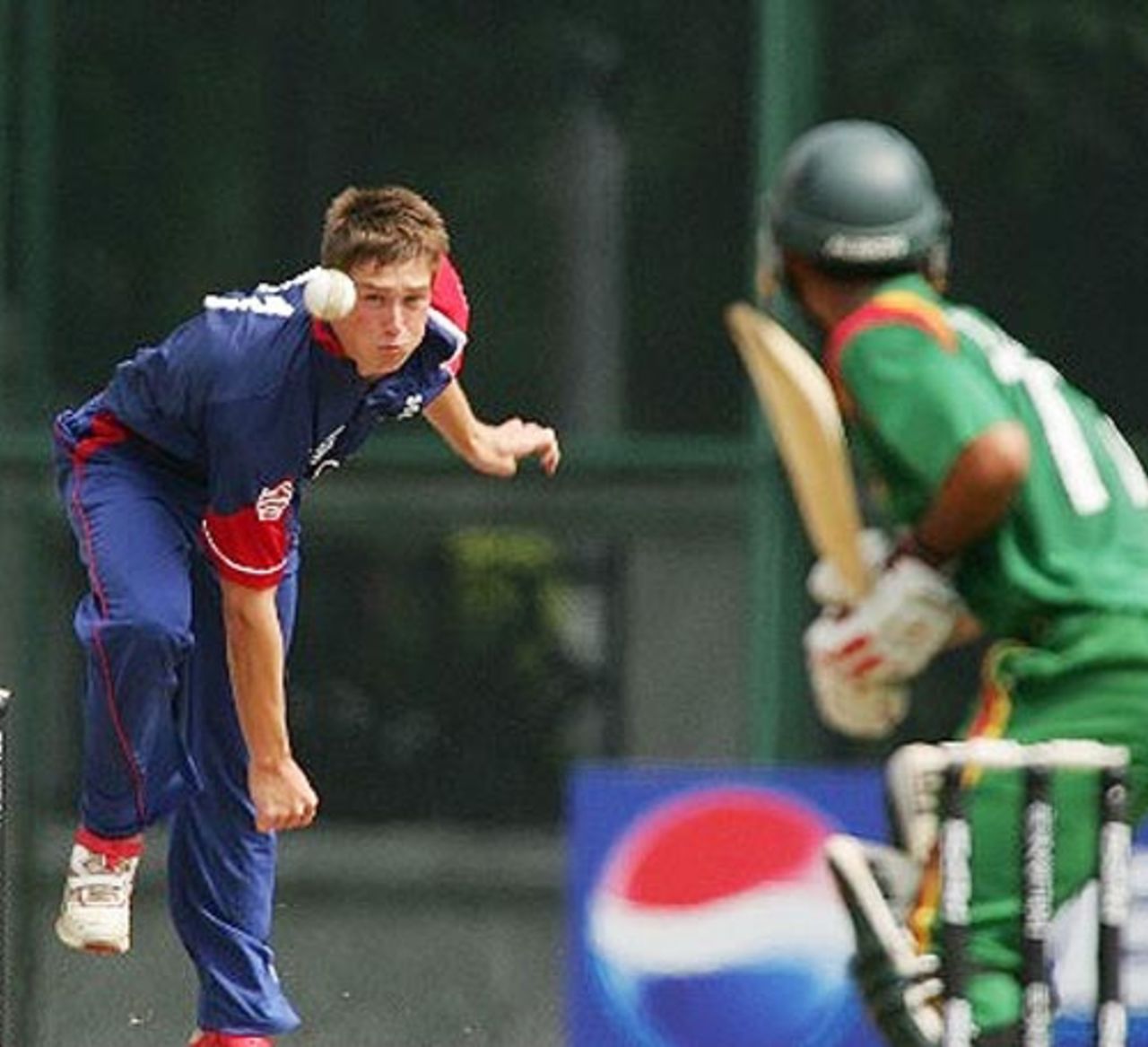 Chris Woakes claimed a solitary wicket with his seamers, Bangladesh Under-19s v England Under-19s, Under-19 World Cup, Kuala Lumpur, February 22, 2008 
