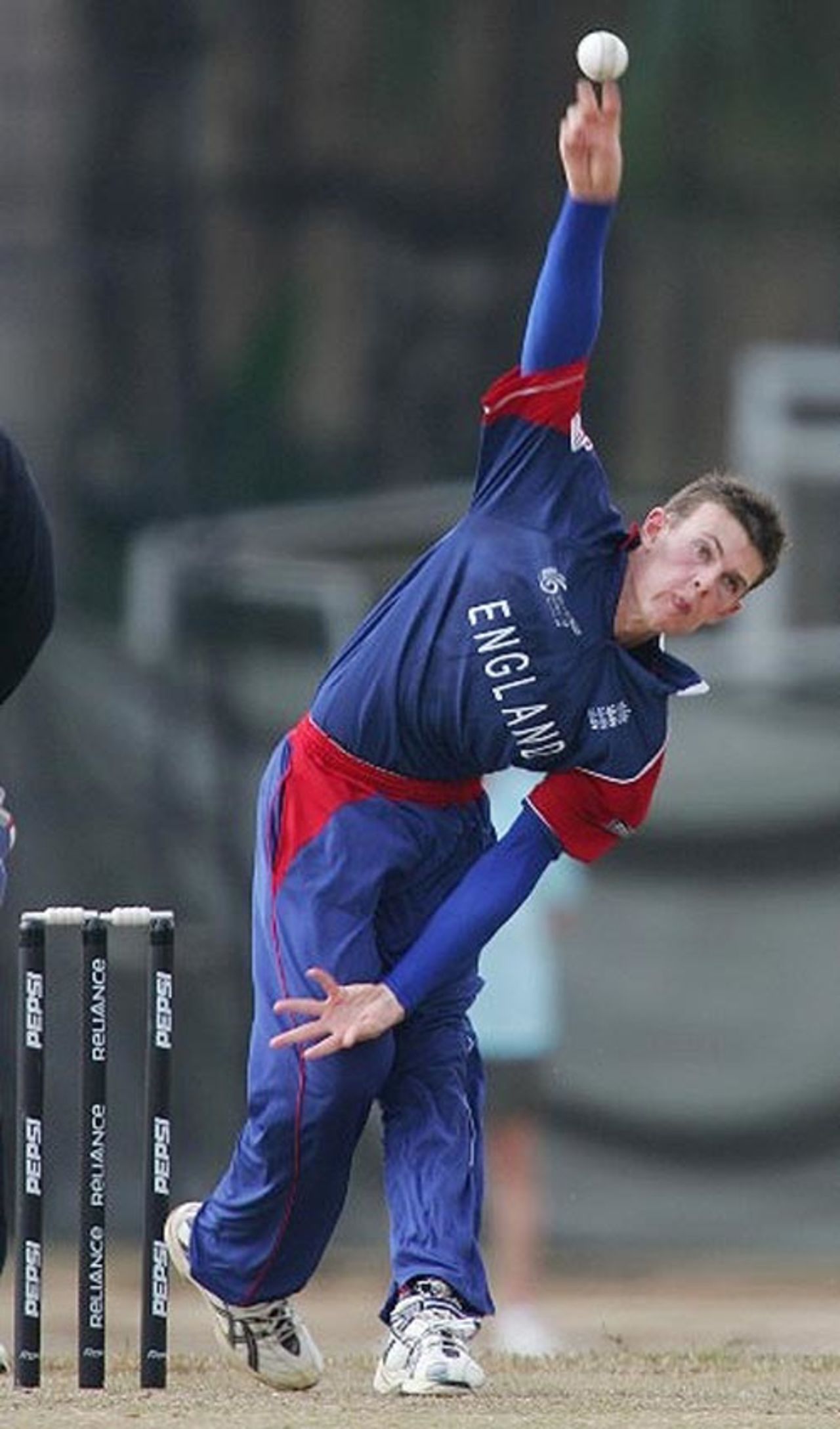 James Harris finished on the losing side despite taking five wickets, Bangladesh Under-19s v England Under-19s, Under-19 World Cup, Kuala Lumpur, February 22, 2008 
