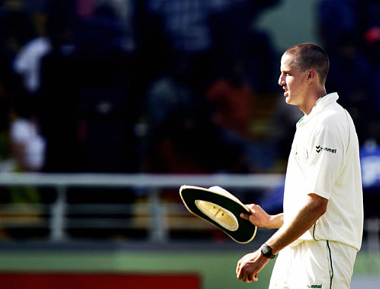 Morne Morkel walks back after his five-for, Bangladesh v South Africa, 1st Test, Mirpur, 1st day, February 22, 2008