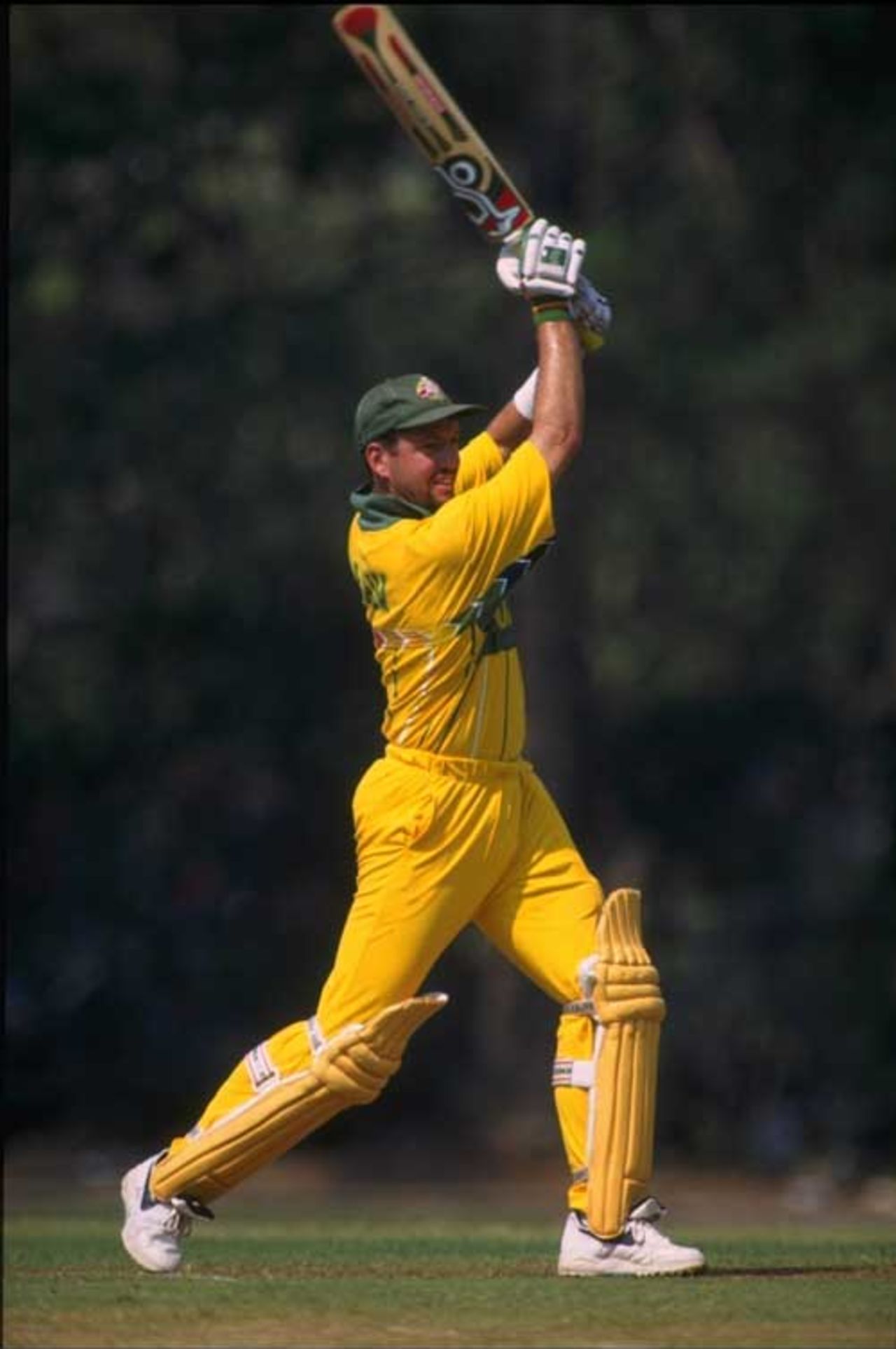 Stuart Law of Australia in action during nets at the World Cup in Bombay