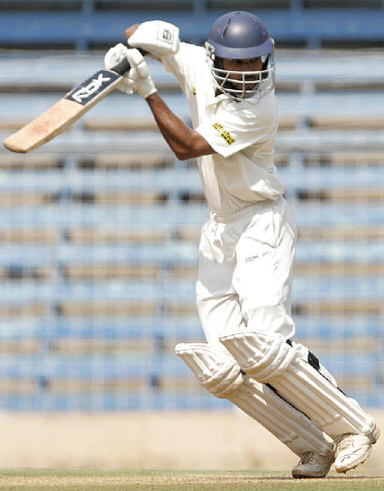 Shikhar Dhawan guides the ball through the off side, North Zone v West Zone, Duleep Trophy final, 4th day, Mumbai, February 22, 2008