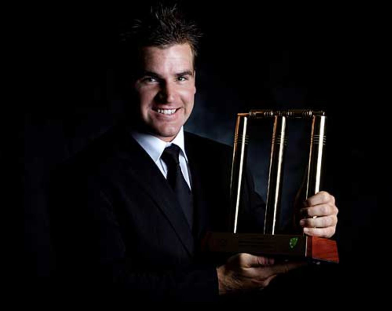 Luke Pomersbach was named Bradman Young Player of the Year, Allan Border Medal, Melbourne, February 26, 2008