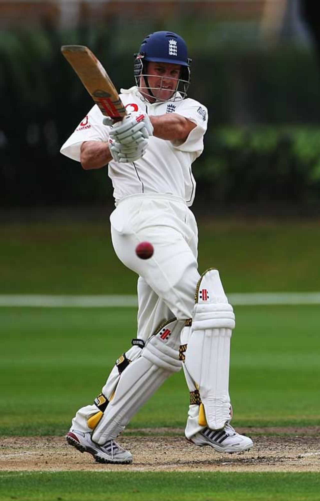 Andrew Strauss finds his form ahead of the first Test, New Zealand Select XI v England XI, Dunedin, March 1, 2008