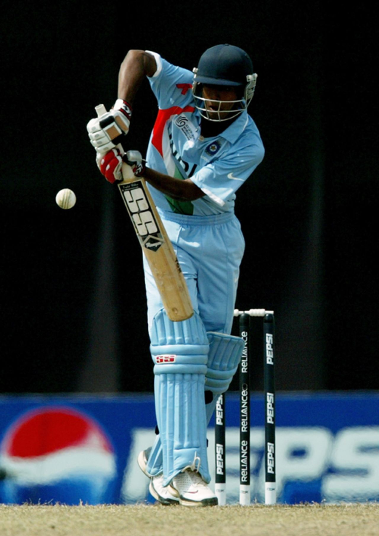 Tanmay Srivastava works the ball off his hips during his 46, India v South Africa, Under-19 World Cup final, Kuala Lumpur, March 2, 2008 
