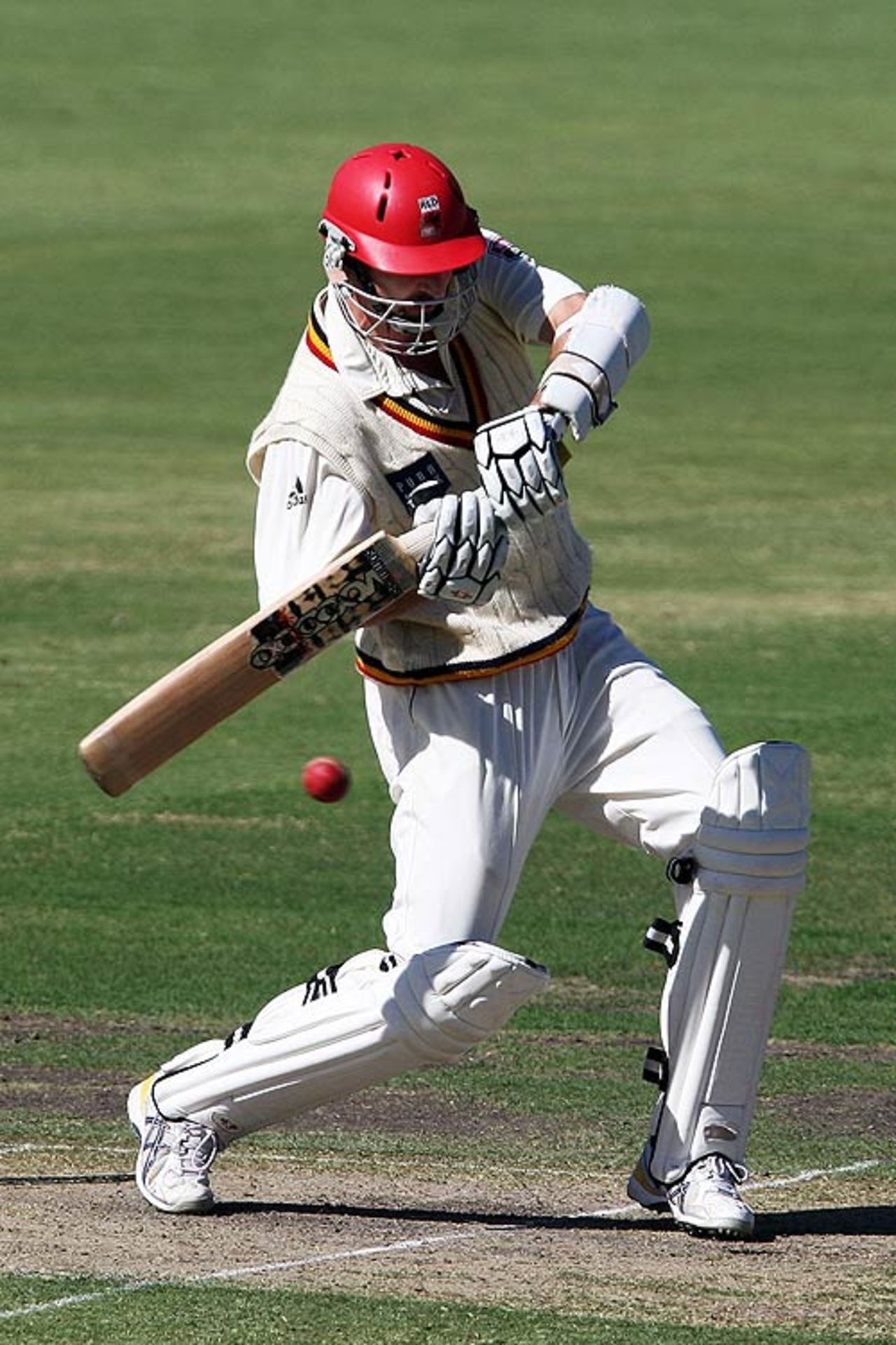 Jason Gillespie bats in his final innings for South Australia, South Australia v Queensland, Pura Cup, Adelaide, February 29, 2008