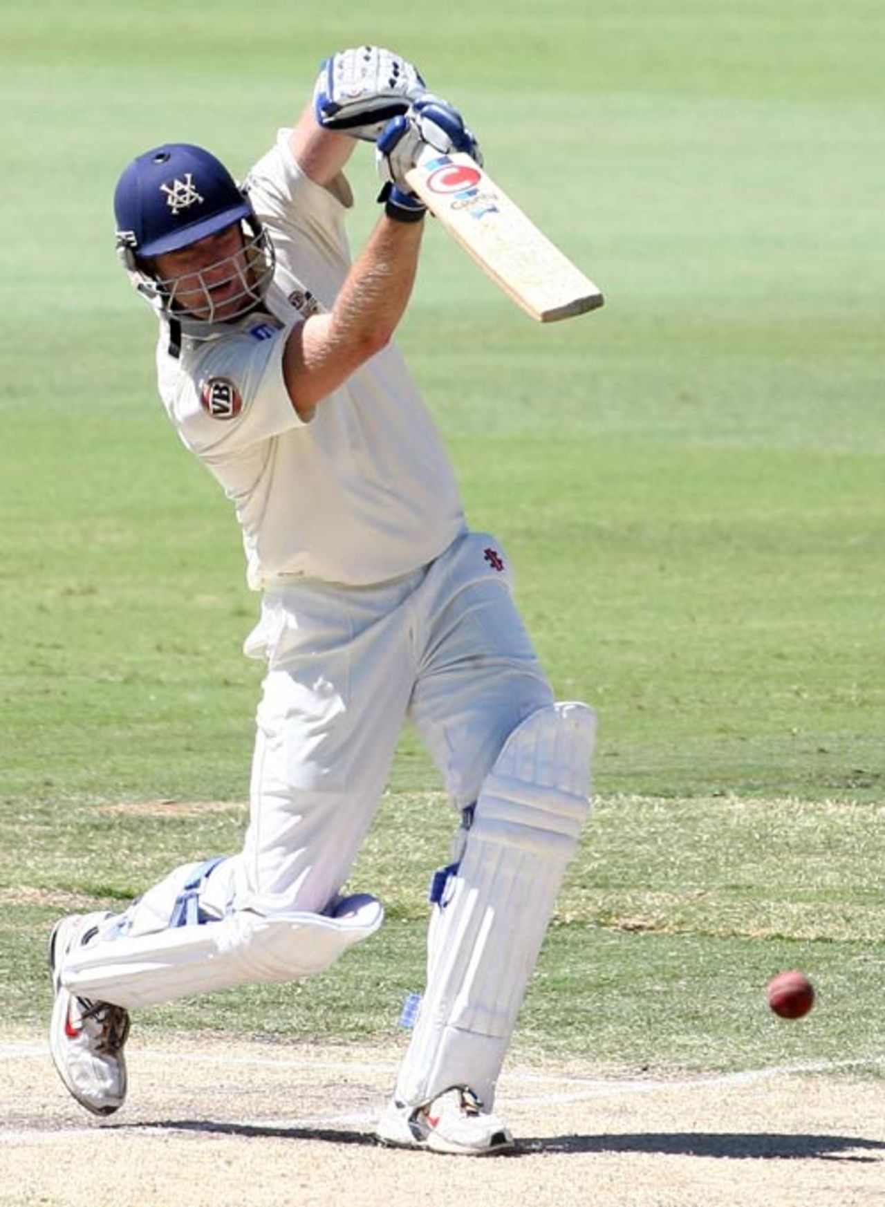 Cameron White drives on his way to a century, Western Australia v Victoria, Pura Cup, Perth, March 3, 2008