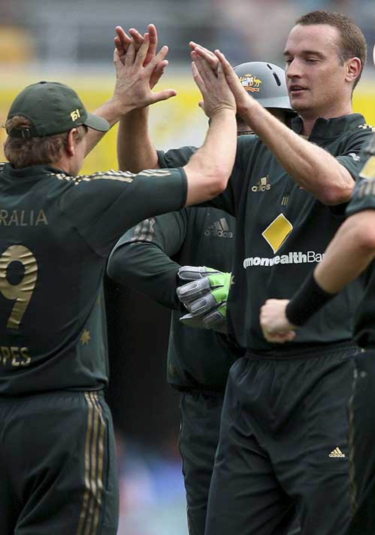 Stuart Clark delivered Australia the breakthrough, Australia v India, CB Series, 2nd final, Brisbane, March 4, 2008