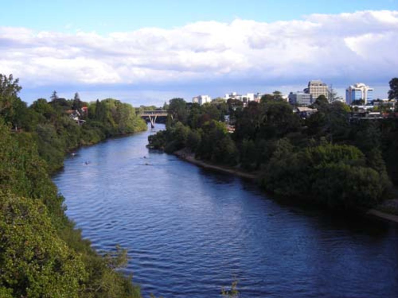 A view of the Waikato river, Hamilton, March 4, 2008 