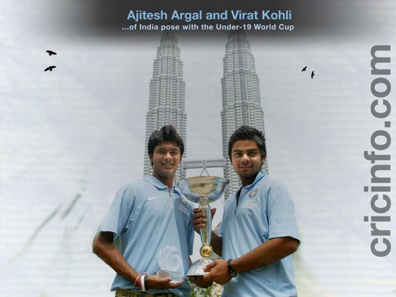 Ajitesh Argal and Virat Kohli