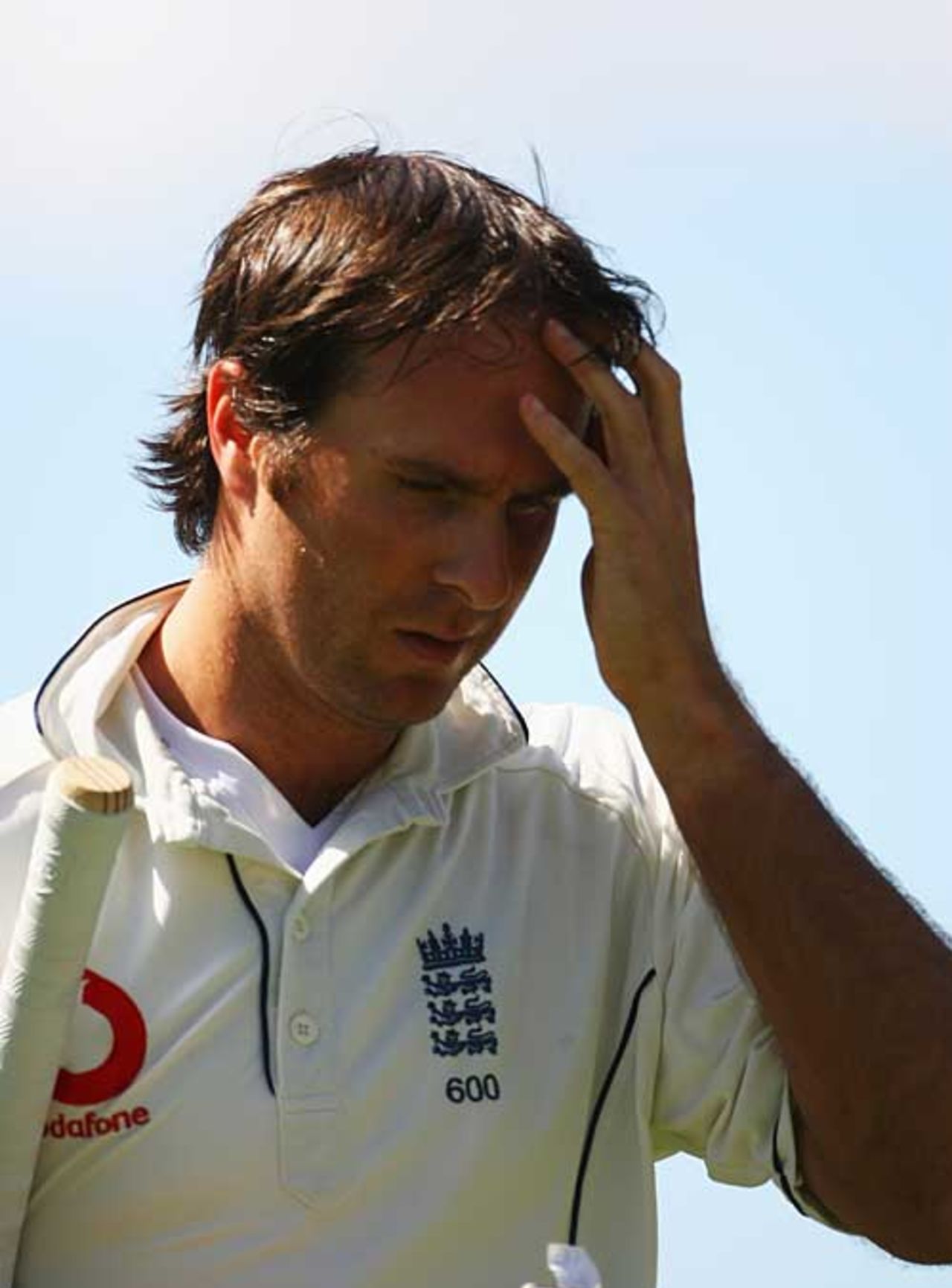 Captain of a sinking ship: Michael Vaughan has plenty to ponder, New Zealand v England, 1st Test, Hamilton, March 9, 2008