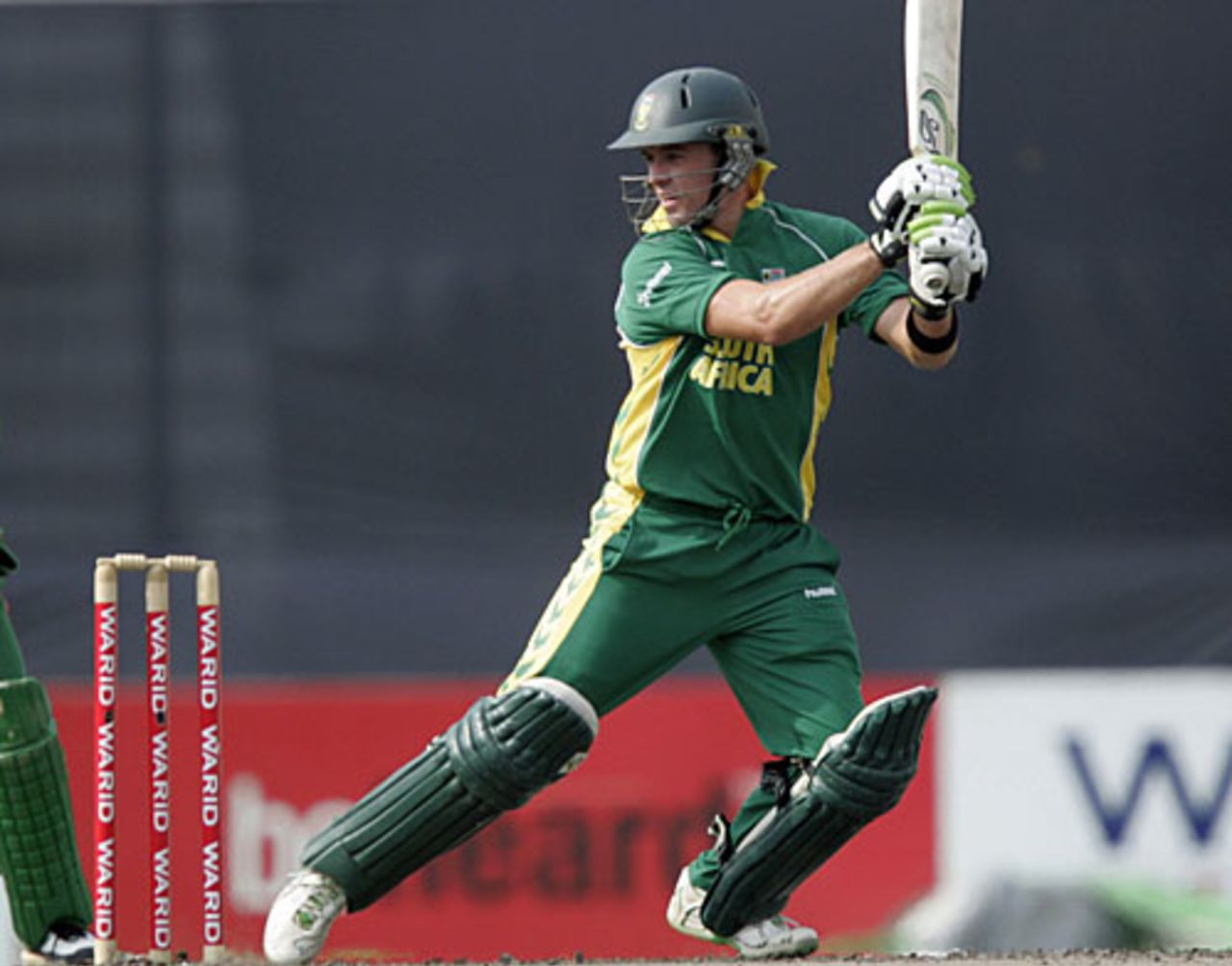 AB de Villiers slashes through point, Bangladesh v South Africa, 2nd ODI, Mirpur, March 12, 2008