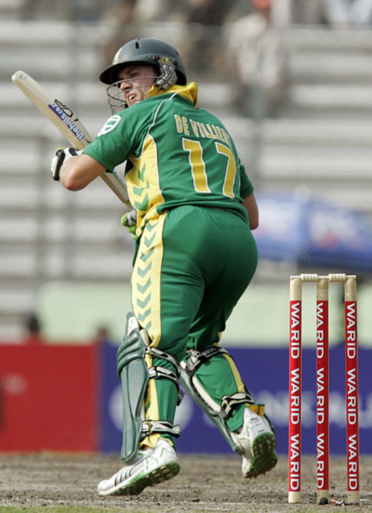 AB de Villiers flicks behind the wicket, Bangladesh v South Africa, 2nd ODI, Mirpur, March 12, 2008