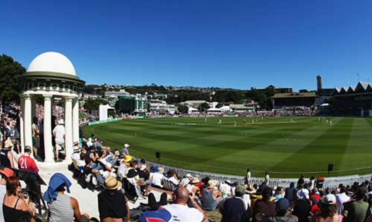 A general view across the Basin Reserve, New Zealand v England, 2nd Test, Wellington, March 15, 2008