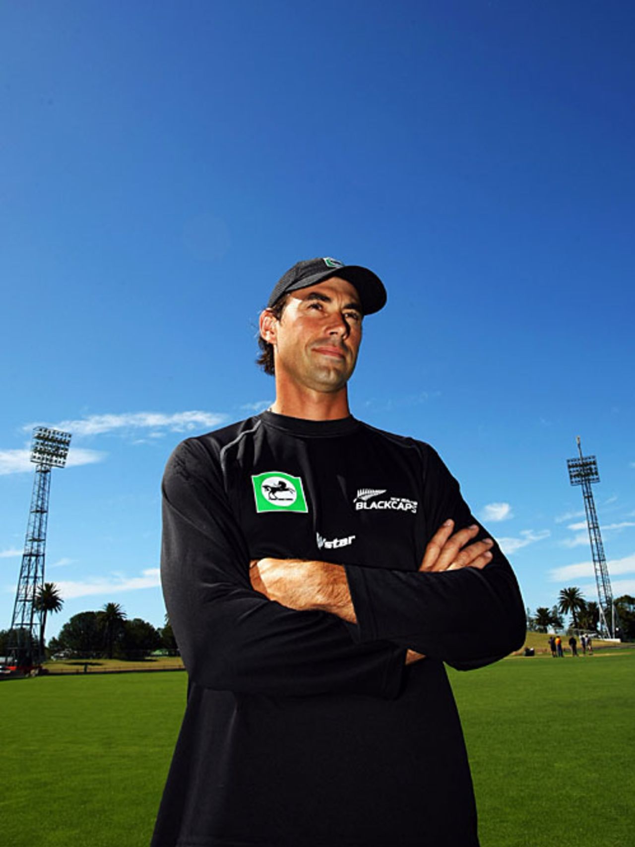 Stephen Fleming attends New Zealand's net session at McLean Park, Napier, March 19, 2008