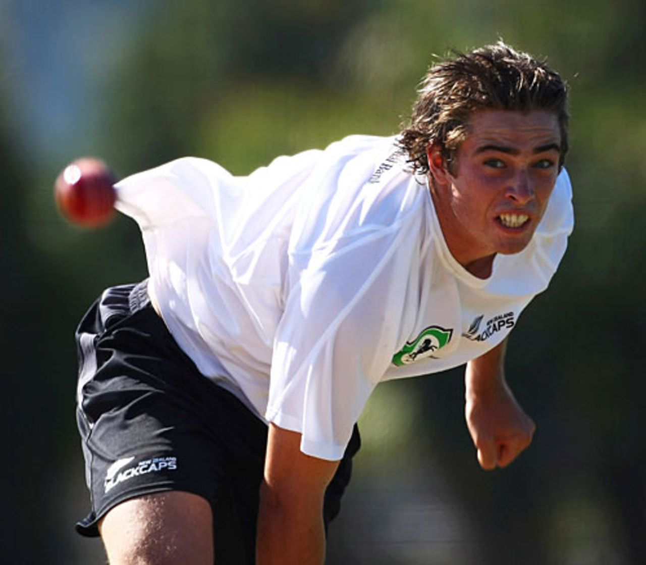 Tim Southee at the nets in Napier, Napier, March 20, 2008