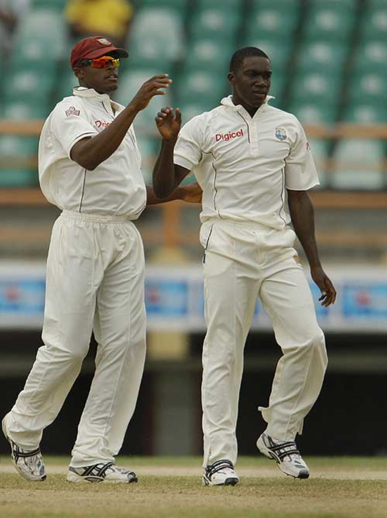 Jerome Taylor was the only wicket-taker during the first session, West Indies v Sri Lanka, 1st Test, Guyana, 2nd day, March 23, 2008