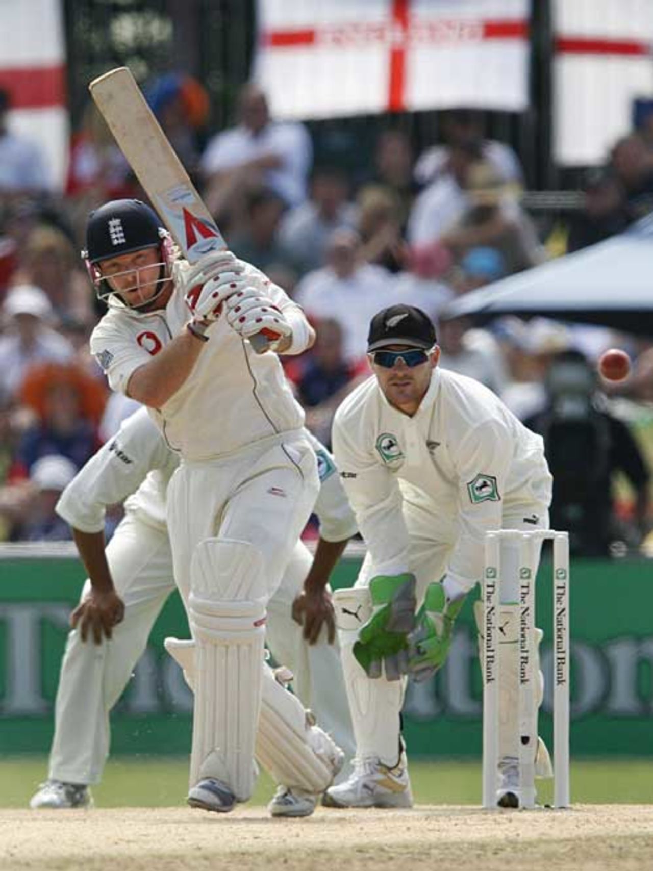 Ian Bell flicks through midwicket, New Zealand v England, 3rd Test, Napier, March 24, 2008