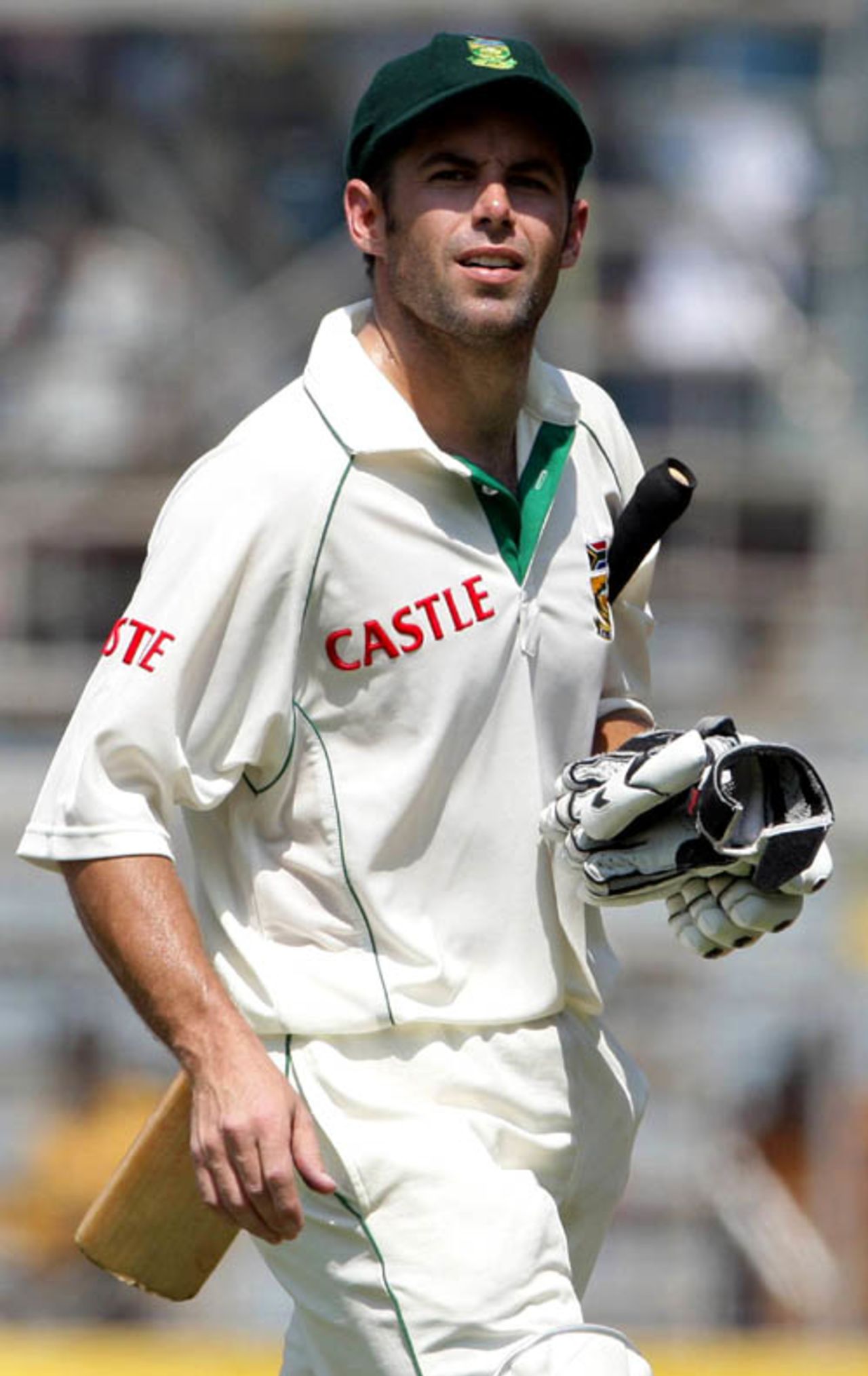 Neil McKenzie walks off after being dismissed for 94, India v South Africa, 1st Test, Chennai, 1st day, March 26, 2008 