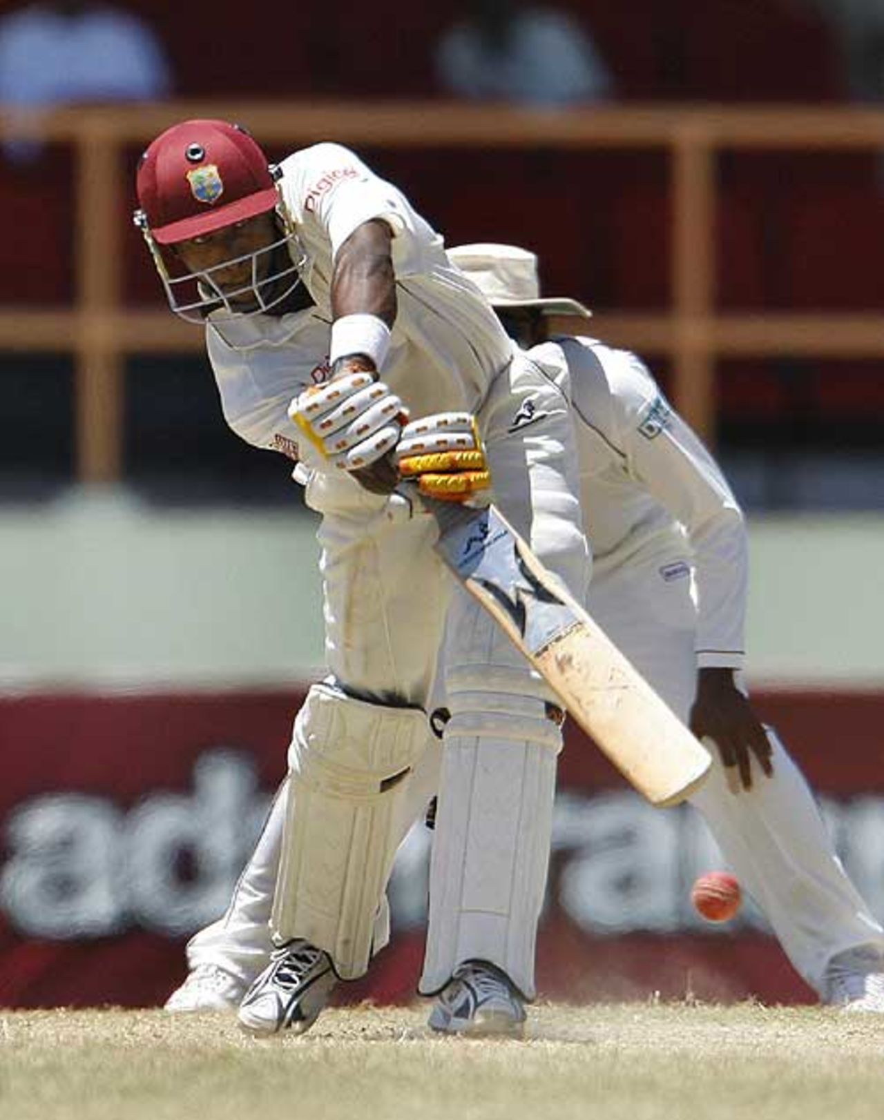Dwayne Bravo's 83 defied Sri Lanka for most of the first session, West Indies v Sri Lanka, 1st Test, Guyana, 5th day, March 26, 2008