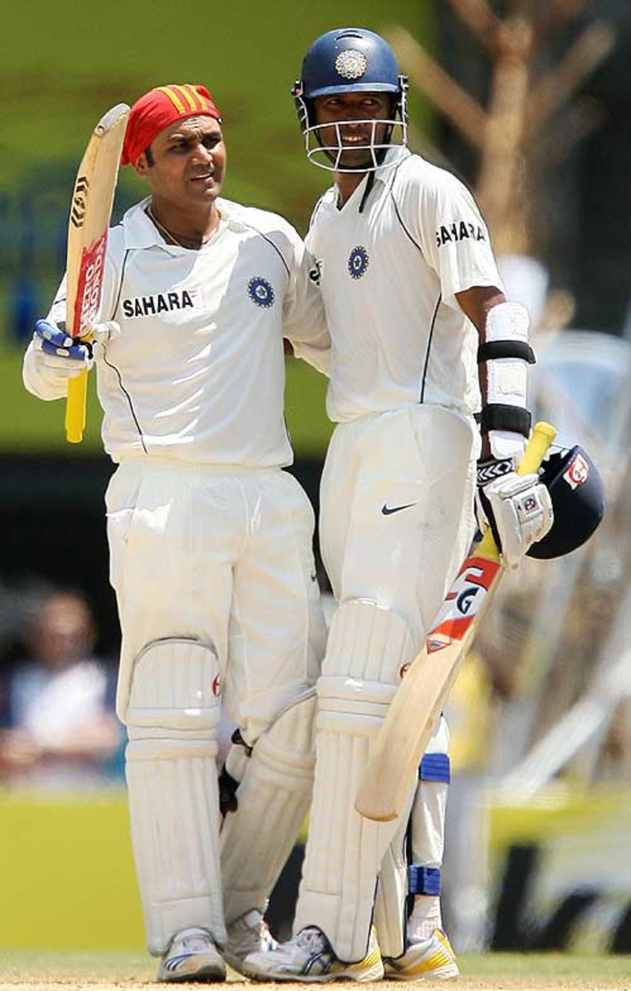 Wasim Jaffer and Virender Sehwag put on 213, India v South Africa, 1st Test, Chennai, 3rd day, March 28, 2008