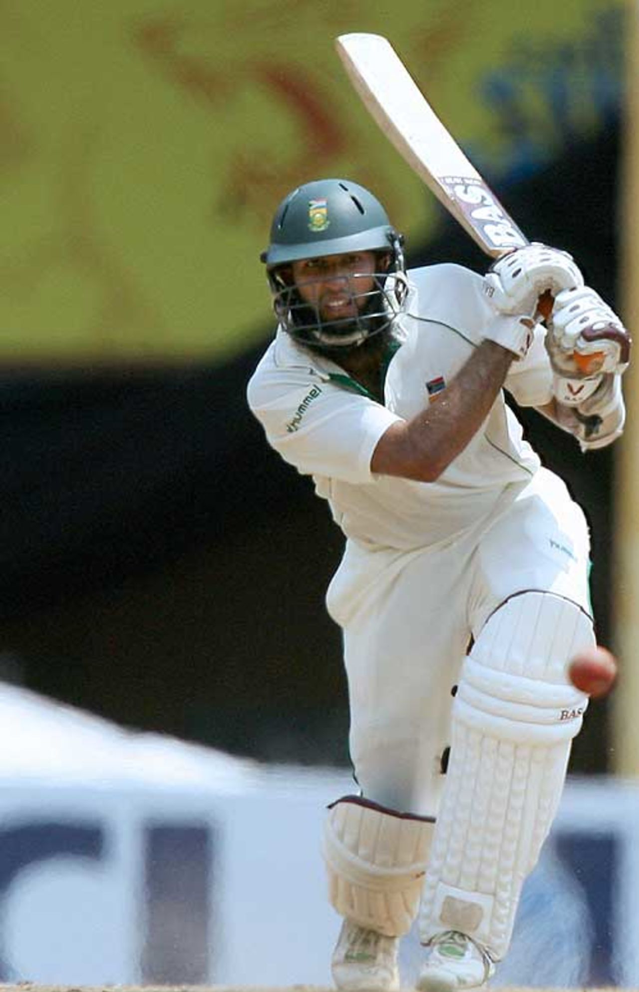 Hashim Amla scored 81 in South Africa's second innings, India v South Africa, 1st Test, Chennai, 5th day, March 30, 2008 