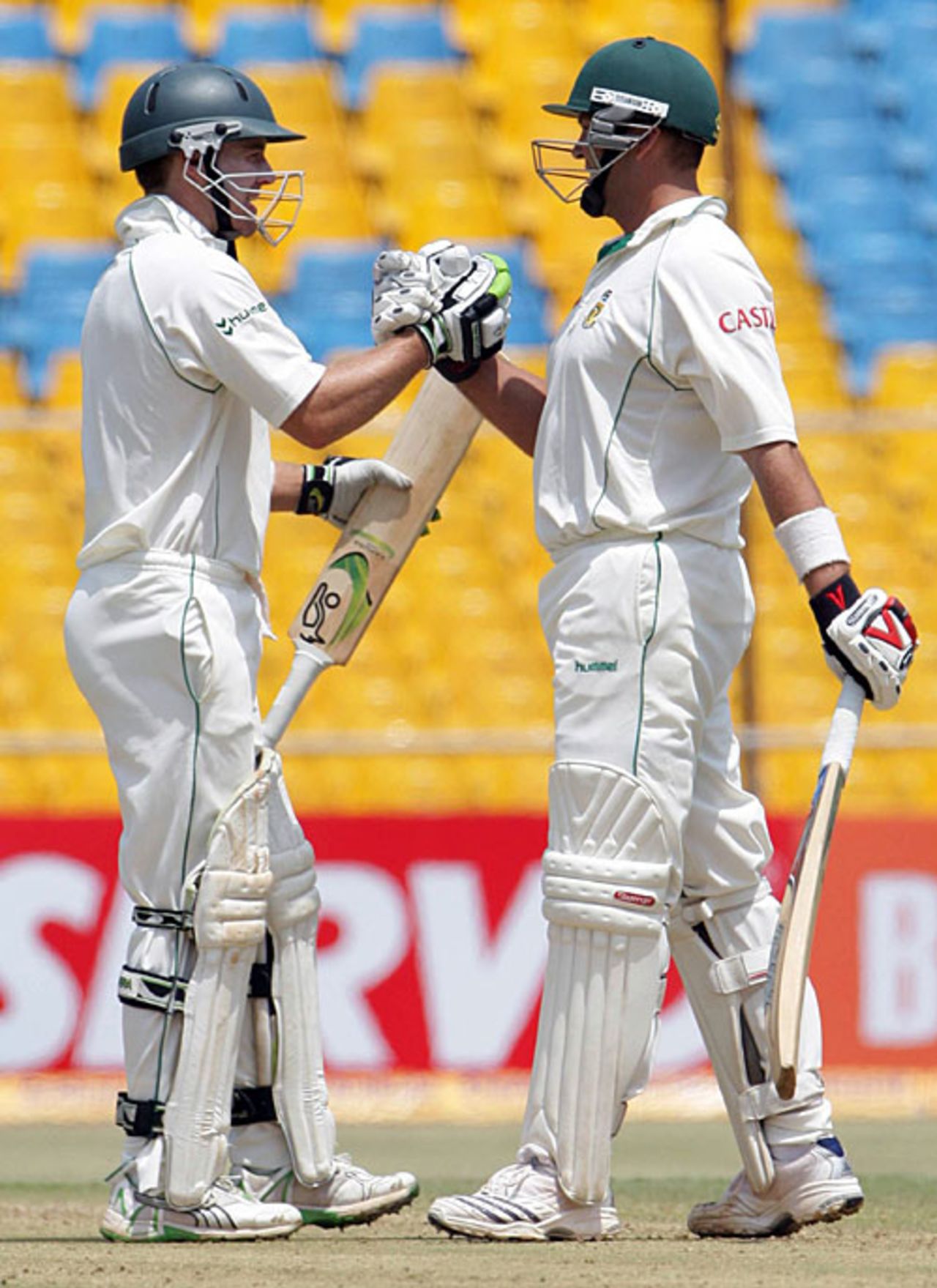Jacques Kallis and AB de Villiers added 256 together, India v South Africa, 2nd Test, Ahmedabad, 2nd day, April 4, 2008