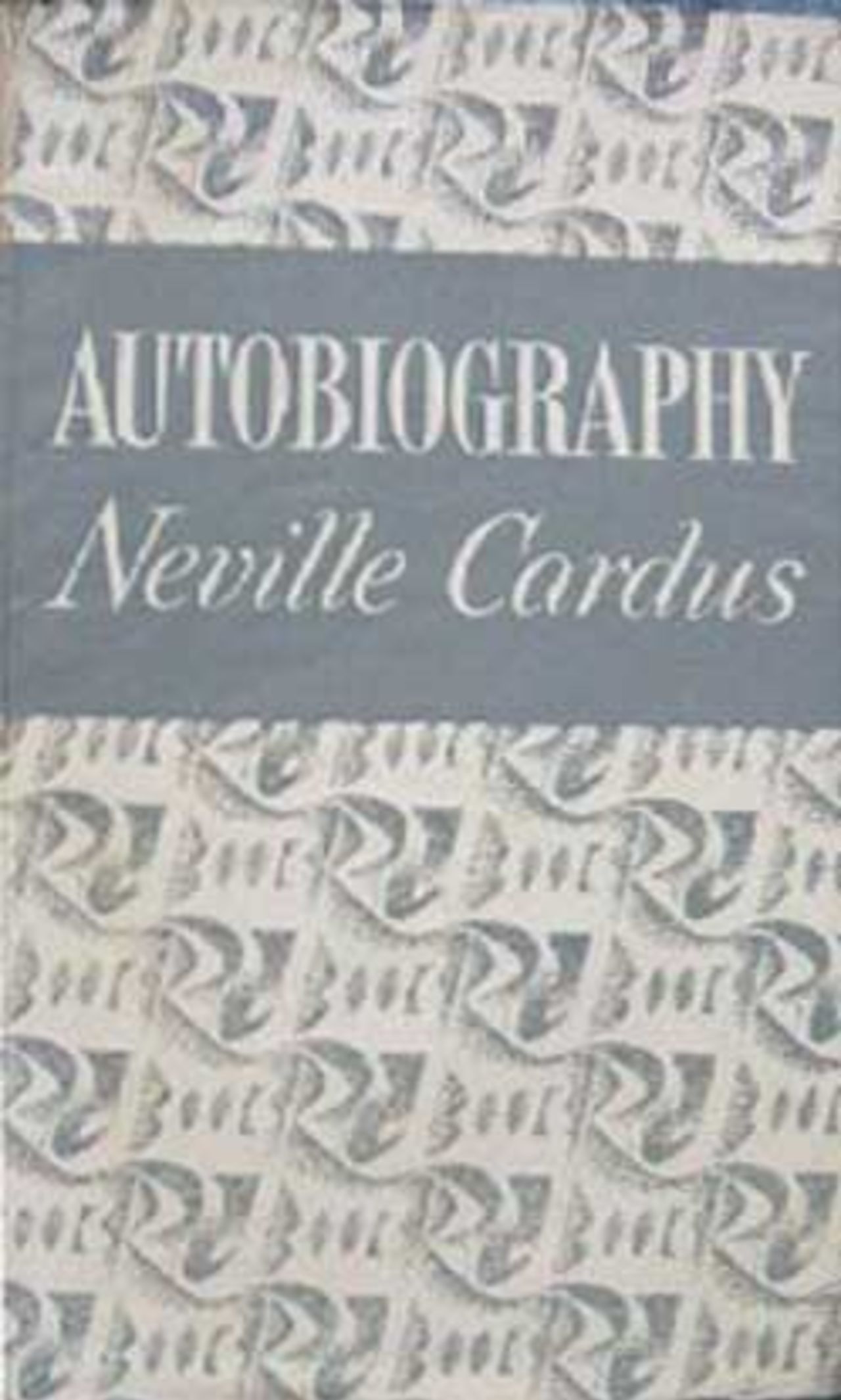 Cover image of <i>Autobiography</i> by Neville Cardus
