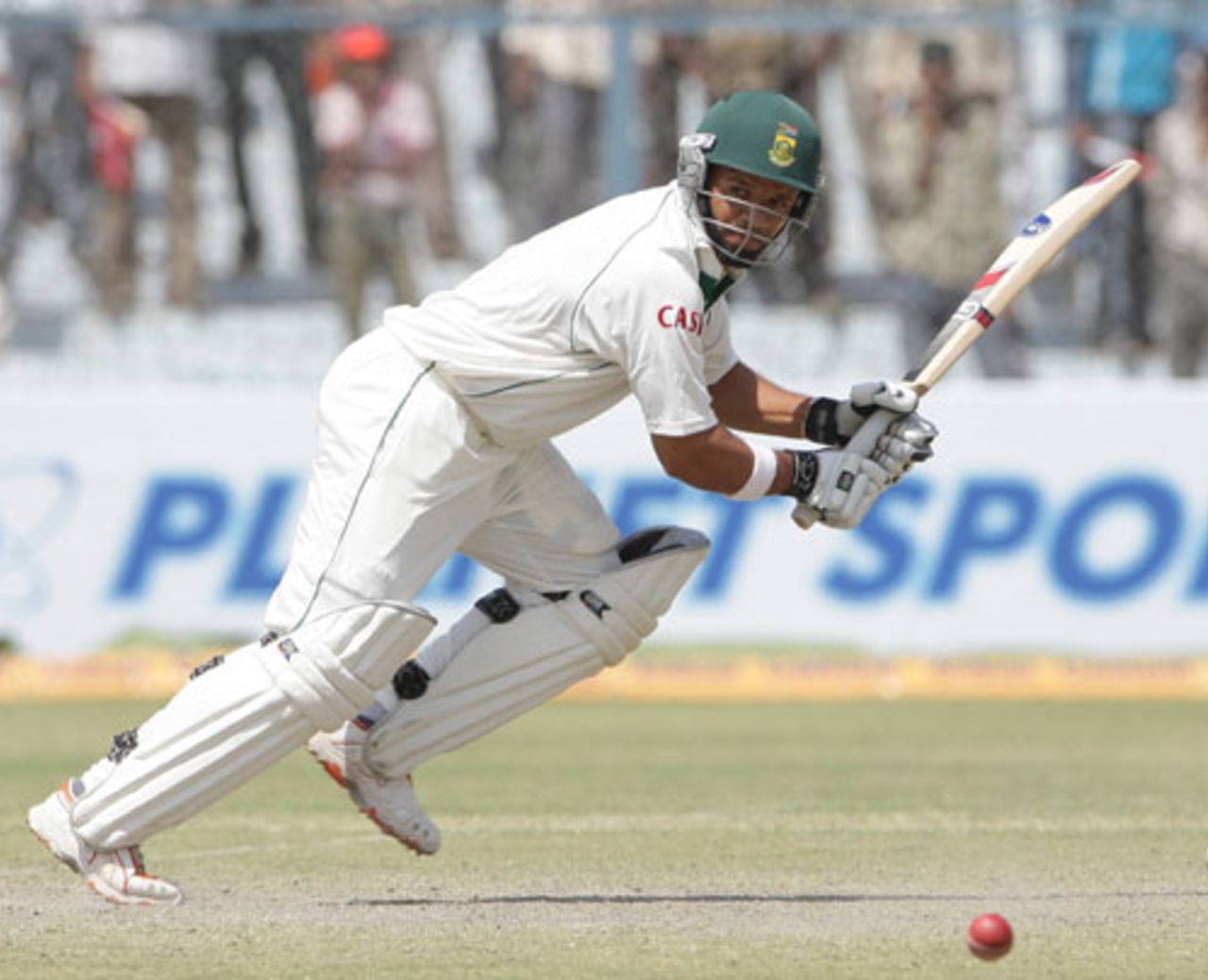 Ashwell Prince works the ball off his pads, India v South Africa, 3rd Test, Kanpur, 3rd day, April 13, 2008
